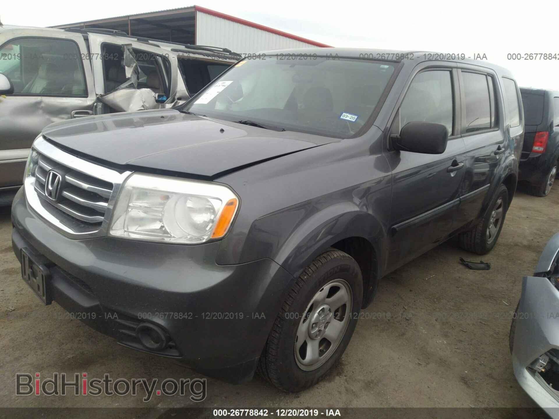 2013 HONDA PILOT - VIN: 5FNYF3H27DB007687 - Photo 2