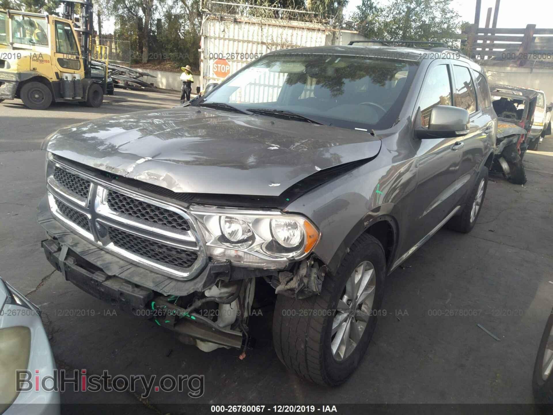 2012 DODGE DURANGO - VIN: 1C4RDHDG1CC110589 - Фото 2