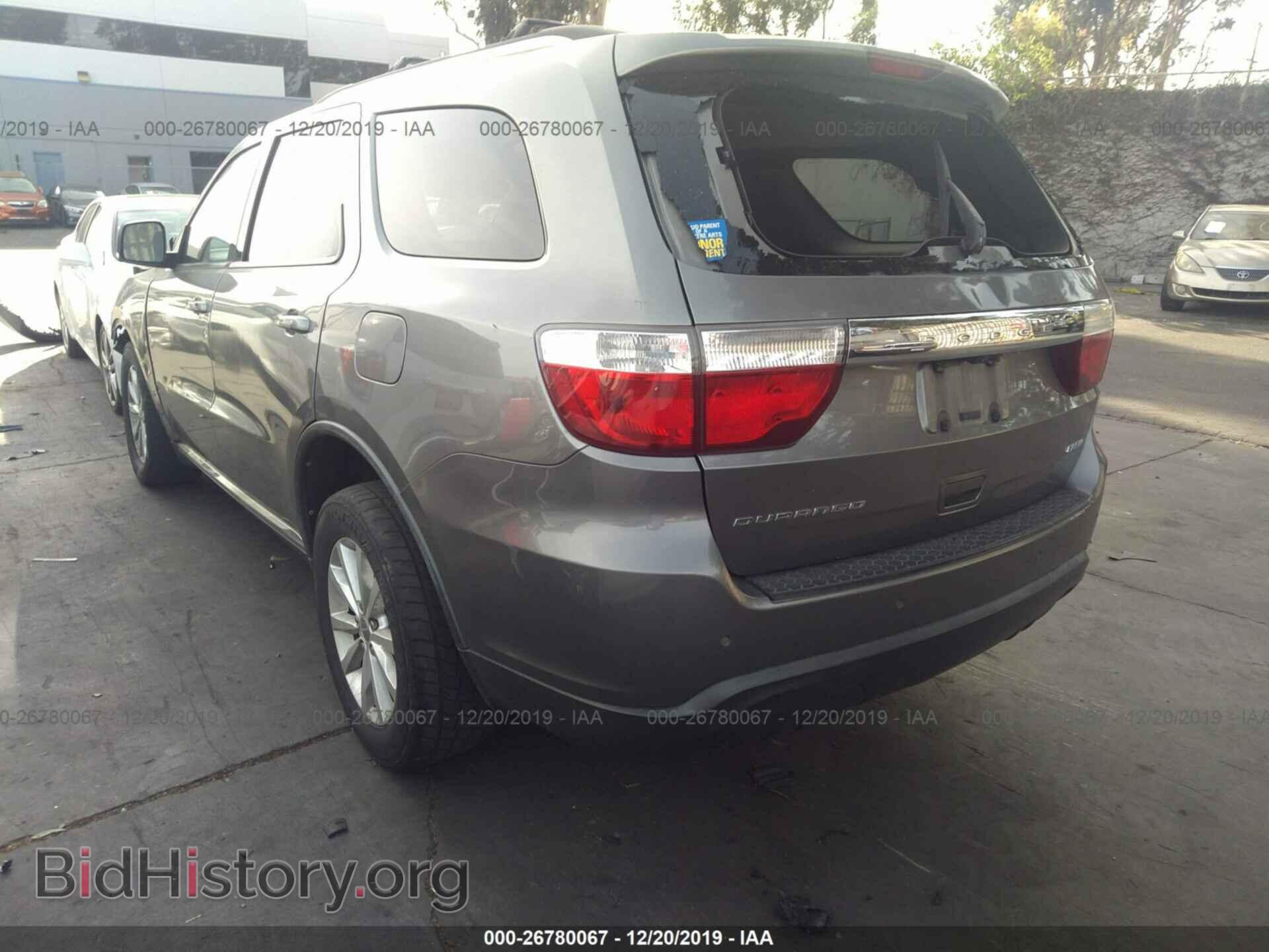 2012 DODGE DURANGO - VIN: 1C4RDHDG1CC110589 - Фото 3