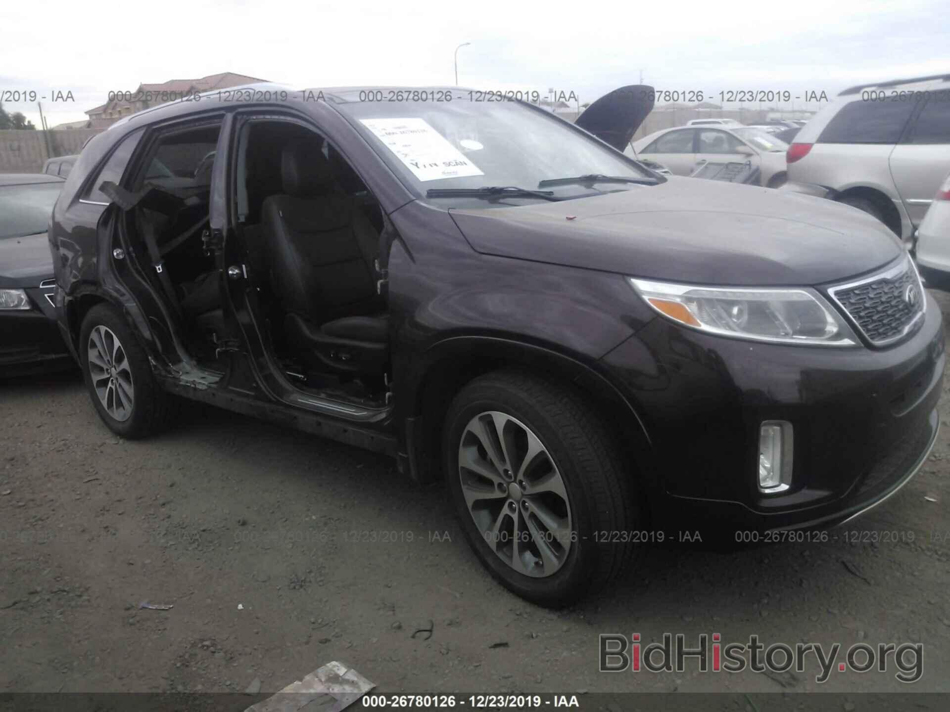 Photo 5XYKW4A75EG534767 - KIA SORENTO 2014