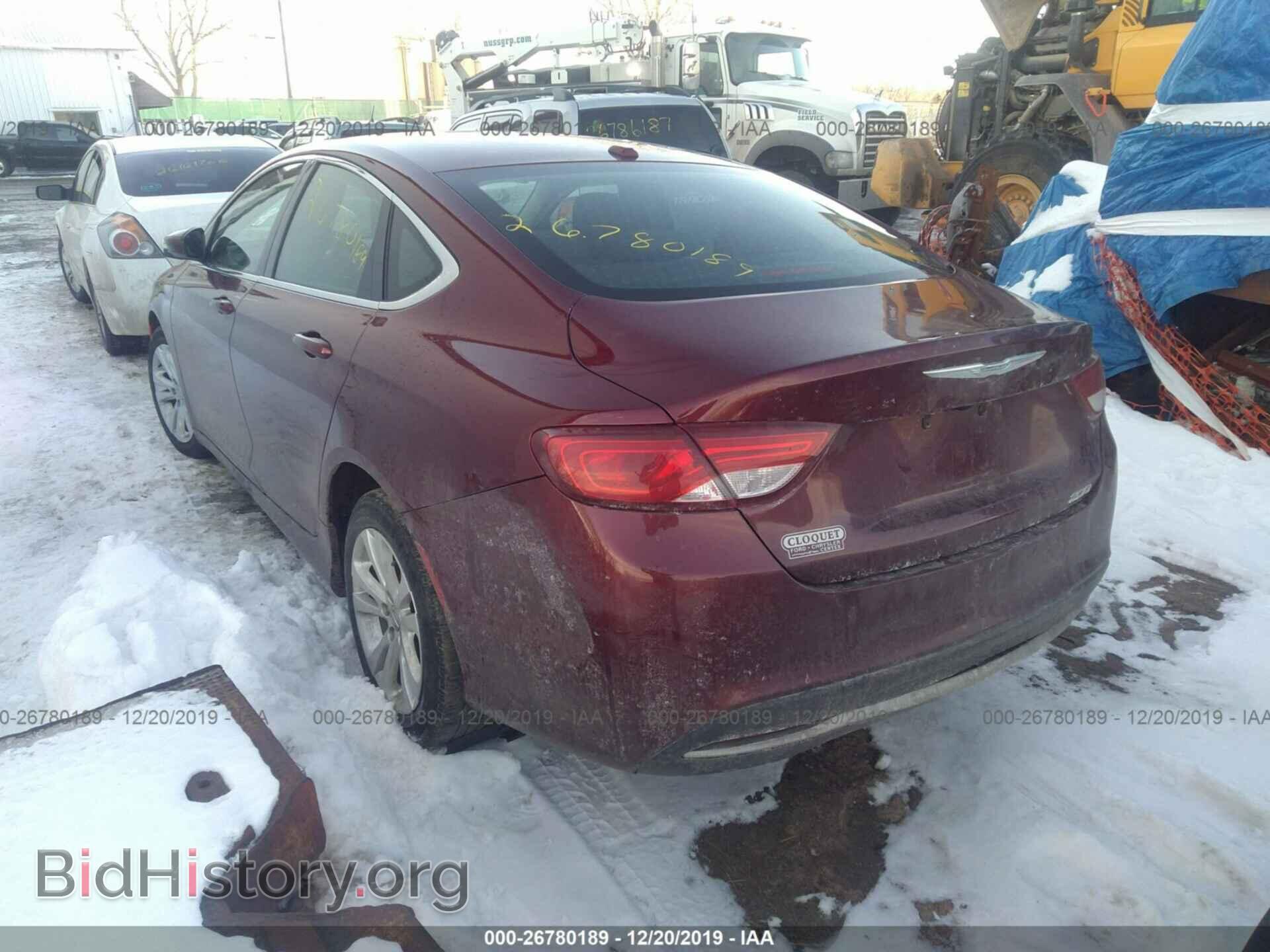 2015 CHRYSLER 200 - VIN: 1C3CCCAB7FN611620 - Photo 3