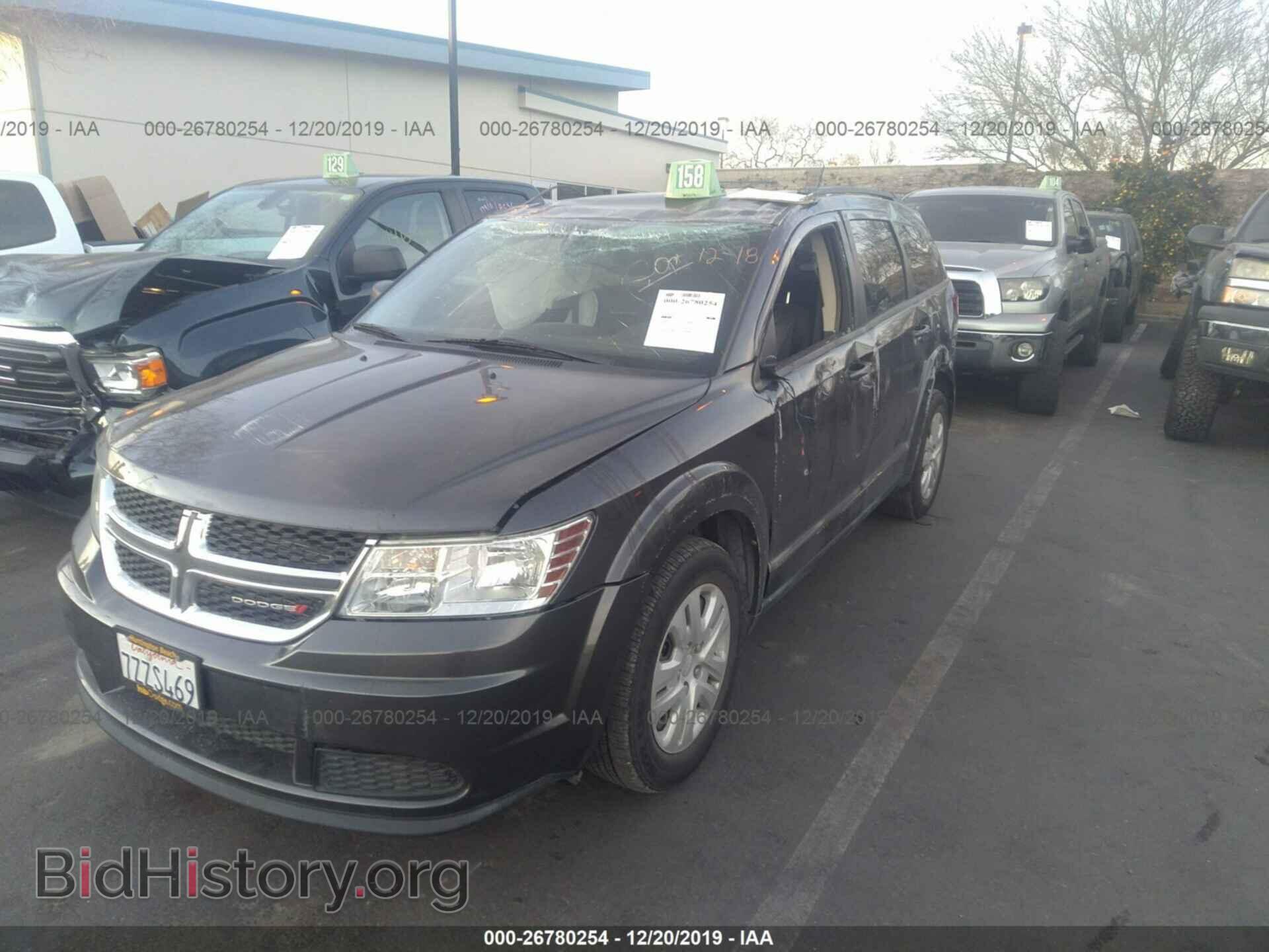 2017 DODGE JOURNEY - VIN: 3C4PDCAB3HT637855 - Фото 2