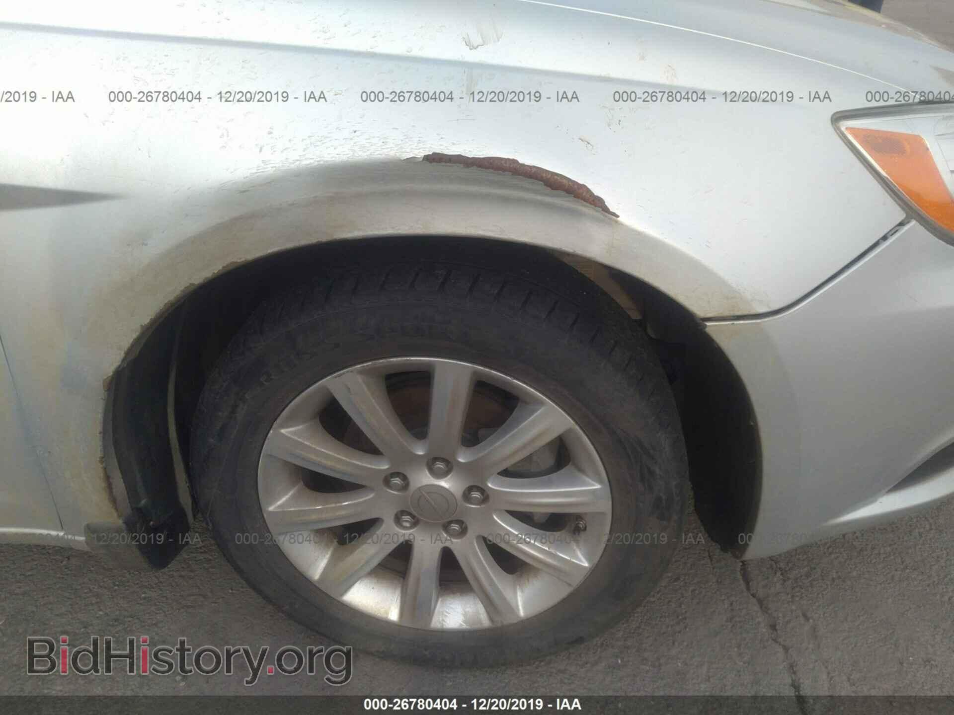 2012 CHRYSLER 200 - VIN: 1C3CCBBG7CN316839 - Фото 6