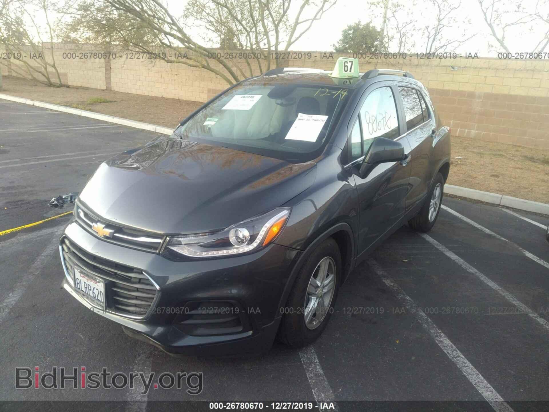 2019 CHEVROLET TRAX - VIN: 3GNCJLSB8KL349320 - Photo 2