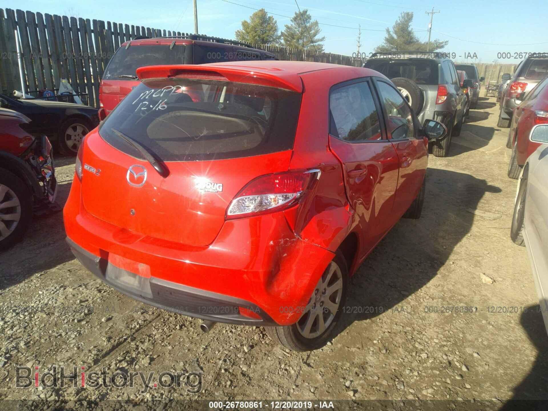 2011 Mazda Mazda2 - VIN: JM1DE1HZ7B0104659 - Фото 4