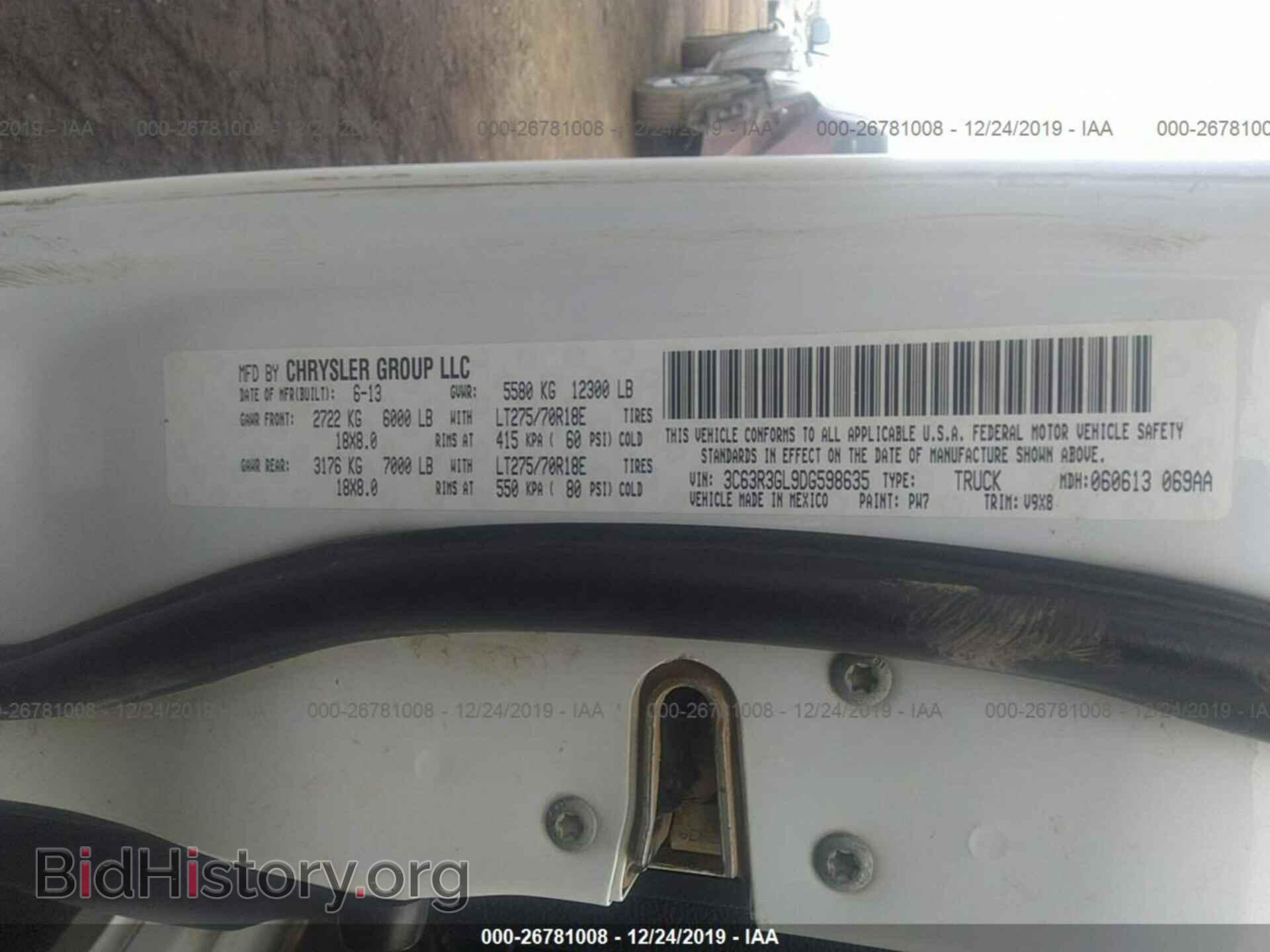 2013 RAM 3500 - VIN: 3C63R3GL9DG598635 - Photo 9