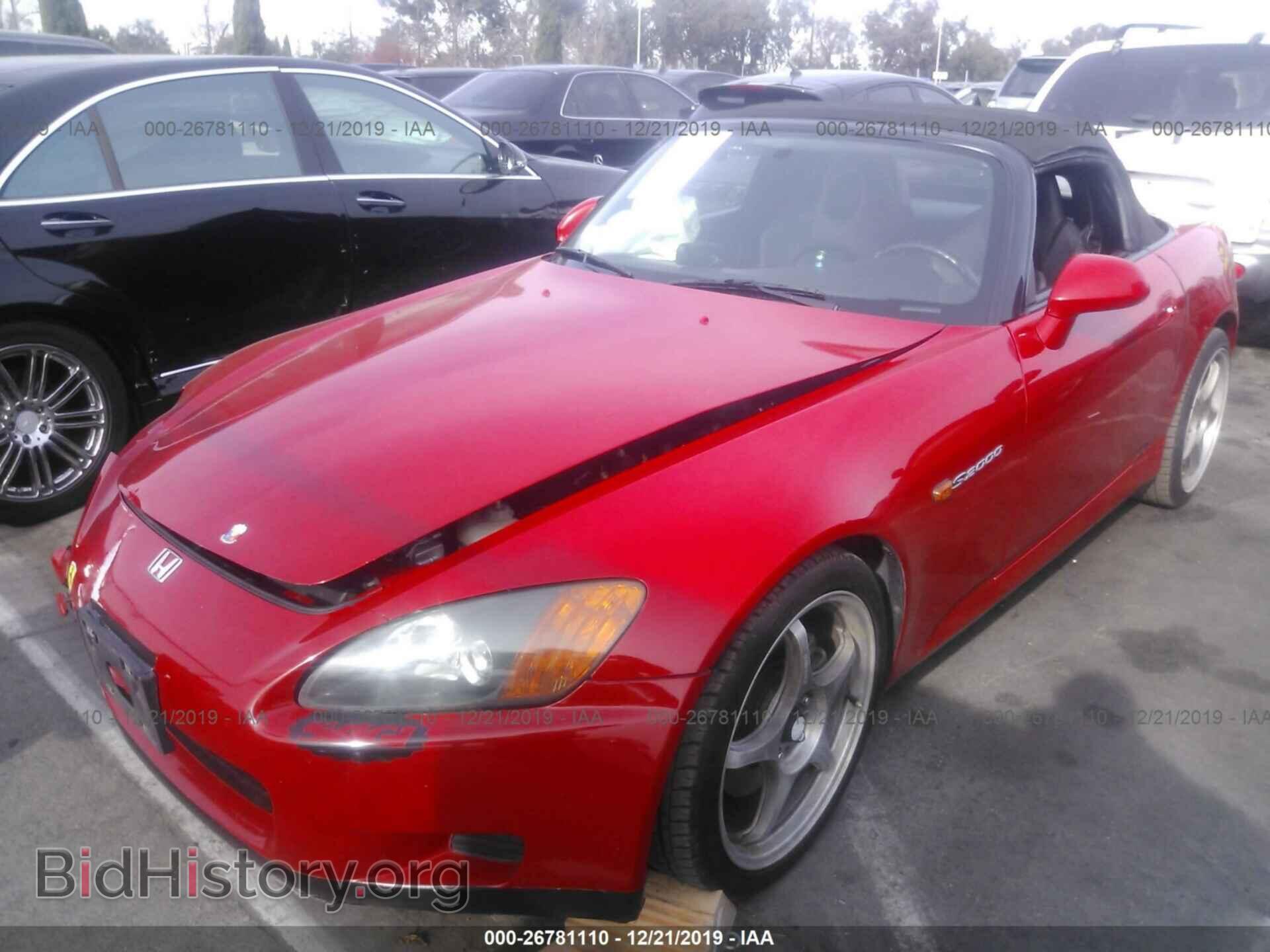 2000 HONDA S2000 - VIN: JHMAP1142YT006446 - Фото 2