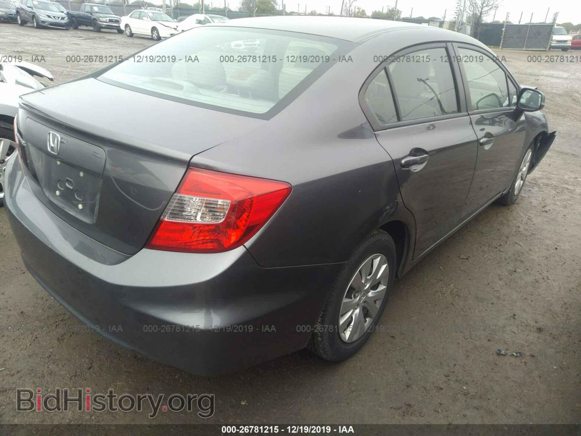 2012 HONDA CIVIC - VIN: 19XFB2F5XCE370337 - Фото 4