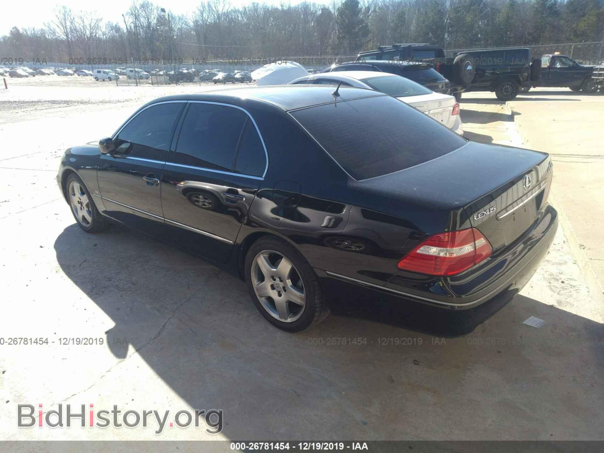 2004 LEXUS LS - VIN: JTHBN36F340168680 - Фото 3