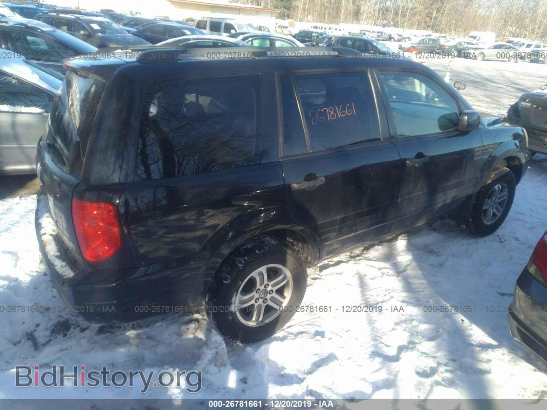 2005 HONDA PILOT - VIN: 5FNYF18535B040914 - Фото 4