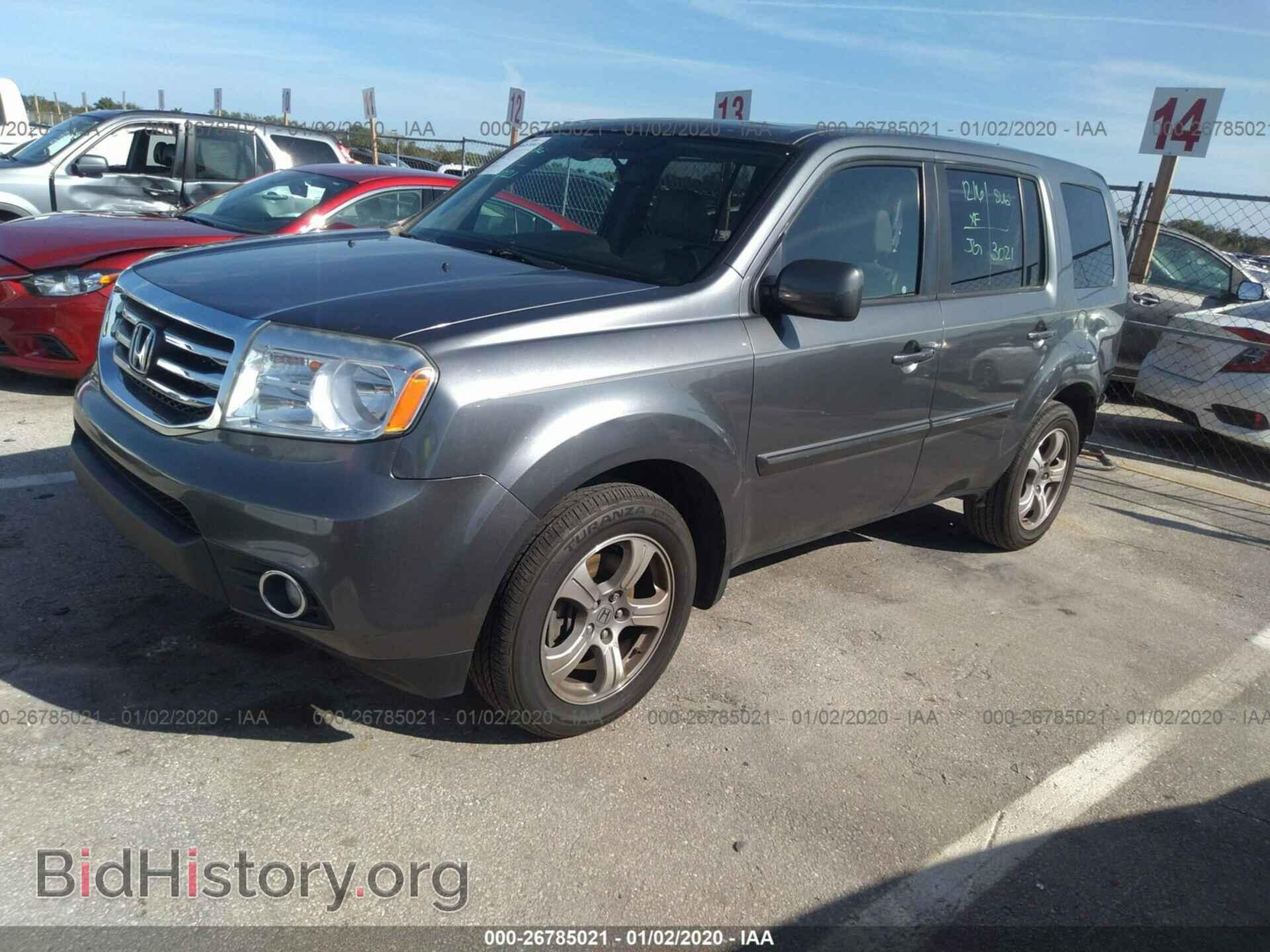 2013 HONDA PILOT - VIN: 5FNYF3H55DB014034 - Фото 2