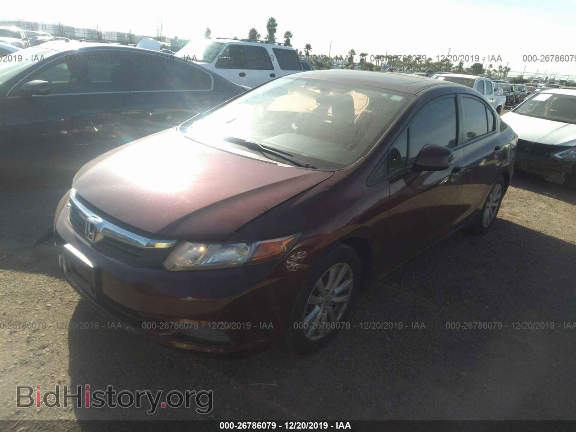 2012 HONDA CIVIC - VIN: JHMFB2F89CS003127 - Фото 2