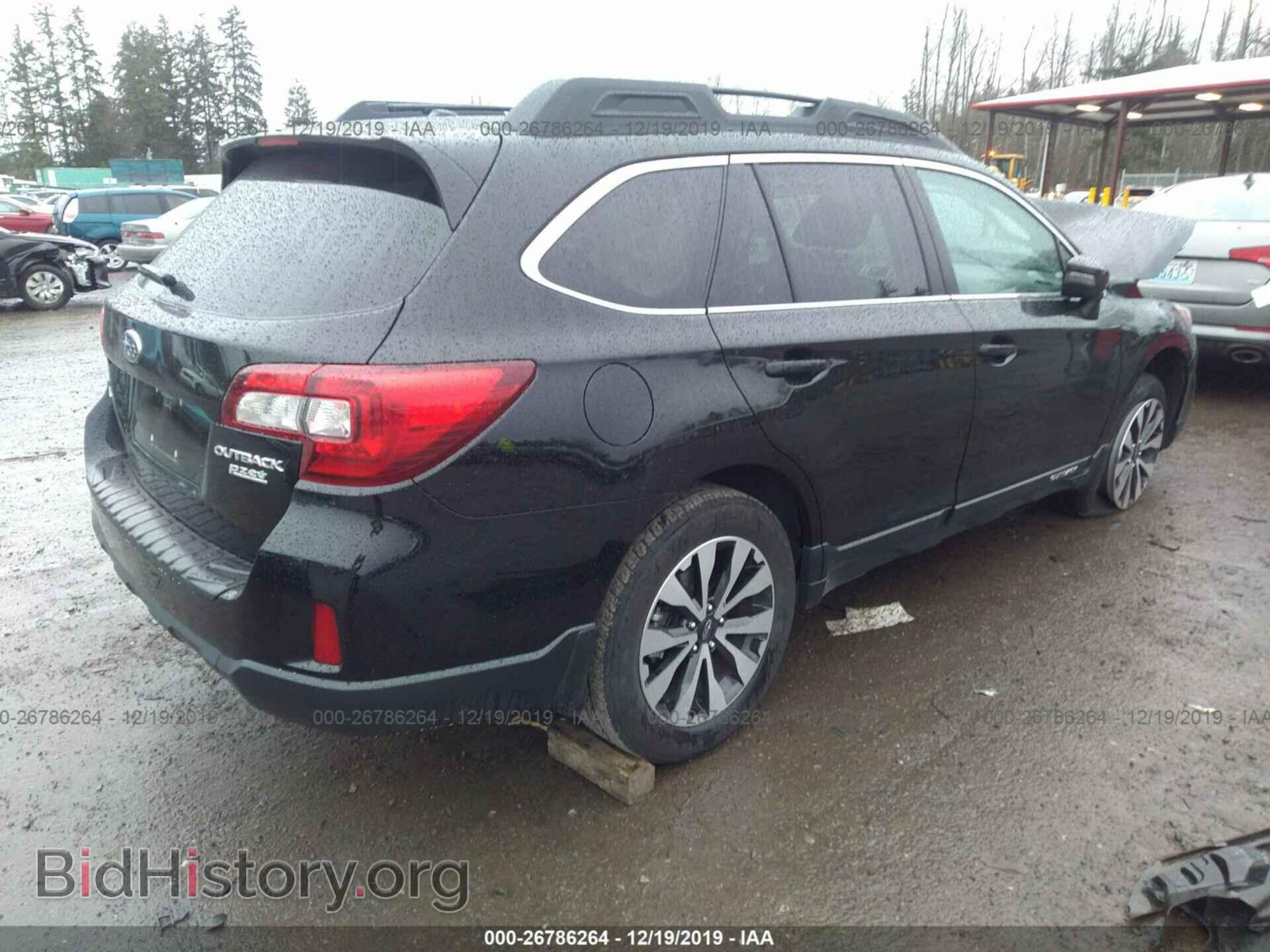 2015 SUBARU OUTBACK - VIN: 4S4BSAJC8F3338041 - Фото 4