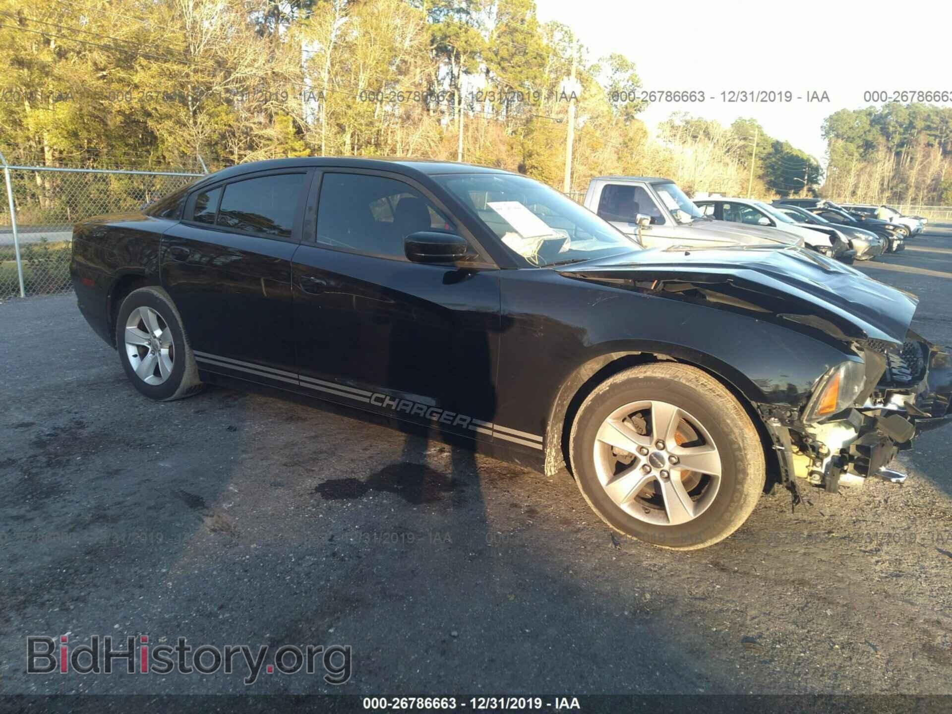 Фотография 2C3CDXBG8CH257254 - DODGE CHARGER 2012
