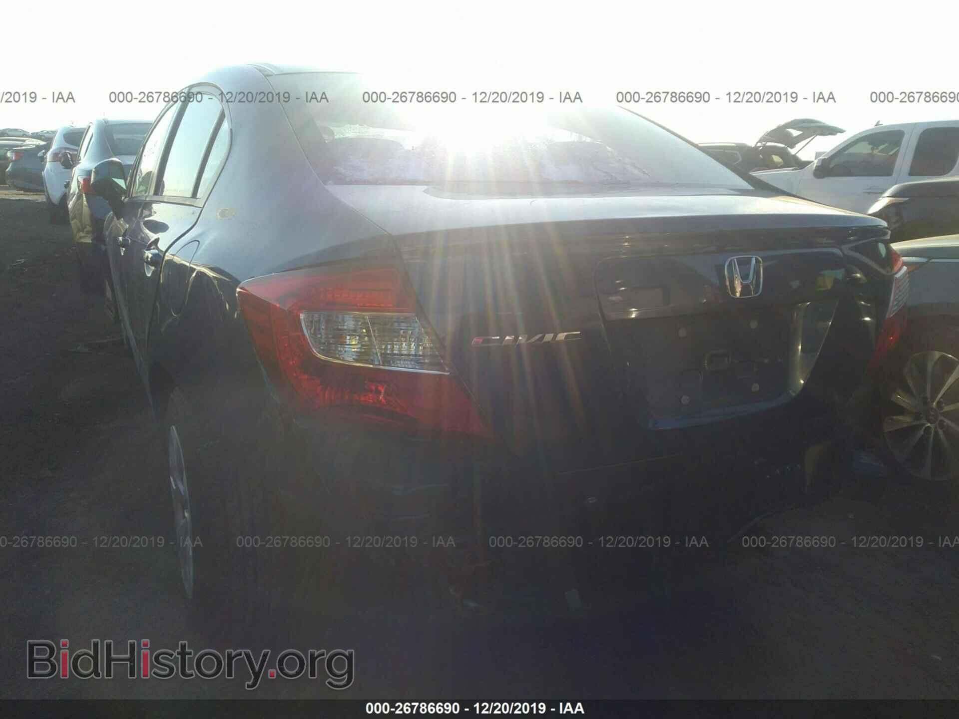 2012 HONDA CIVIC - VIN: 2HGFB2F53CH536400 - Фото 3