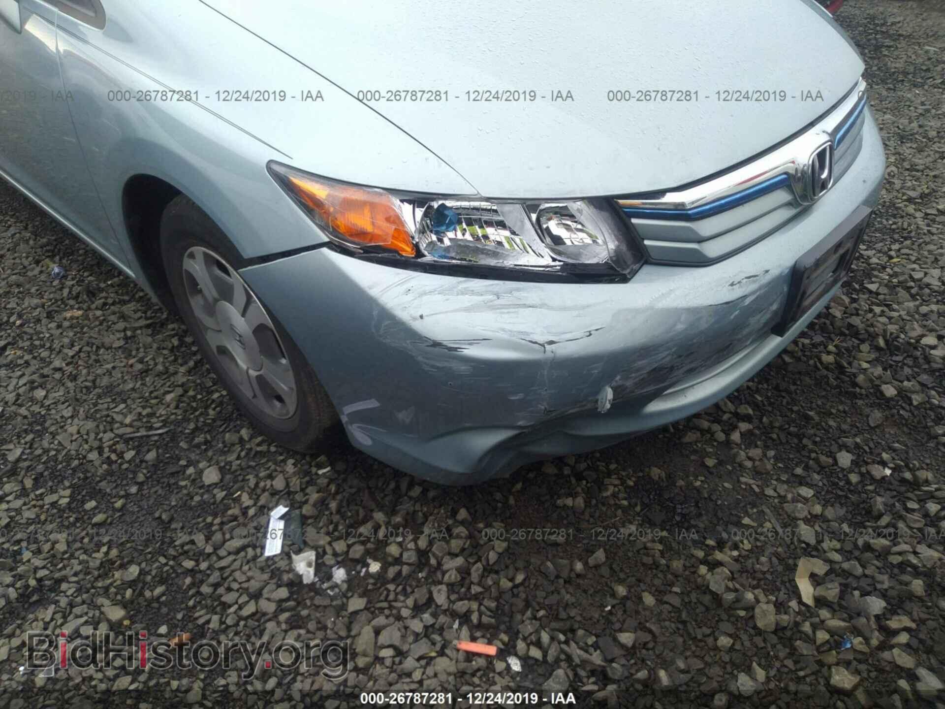 2012 HONDA CIVIC - VIN: JHMFB4F24CS011093 - Фото 6