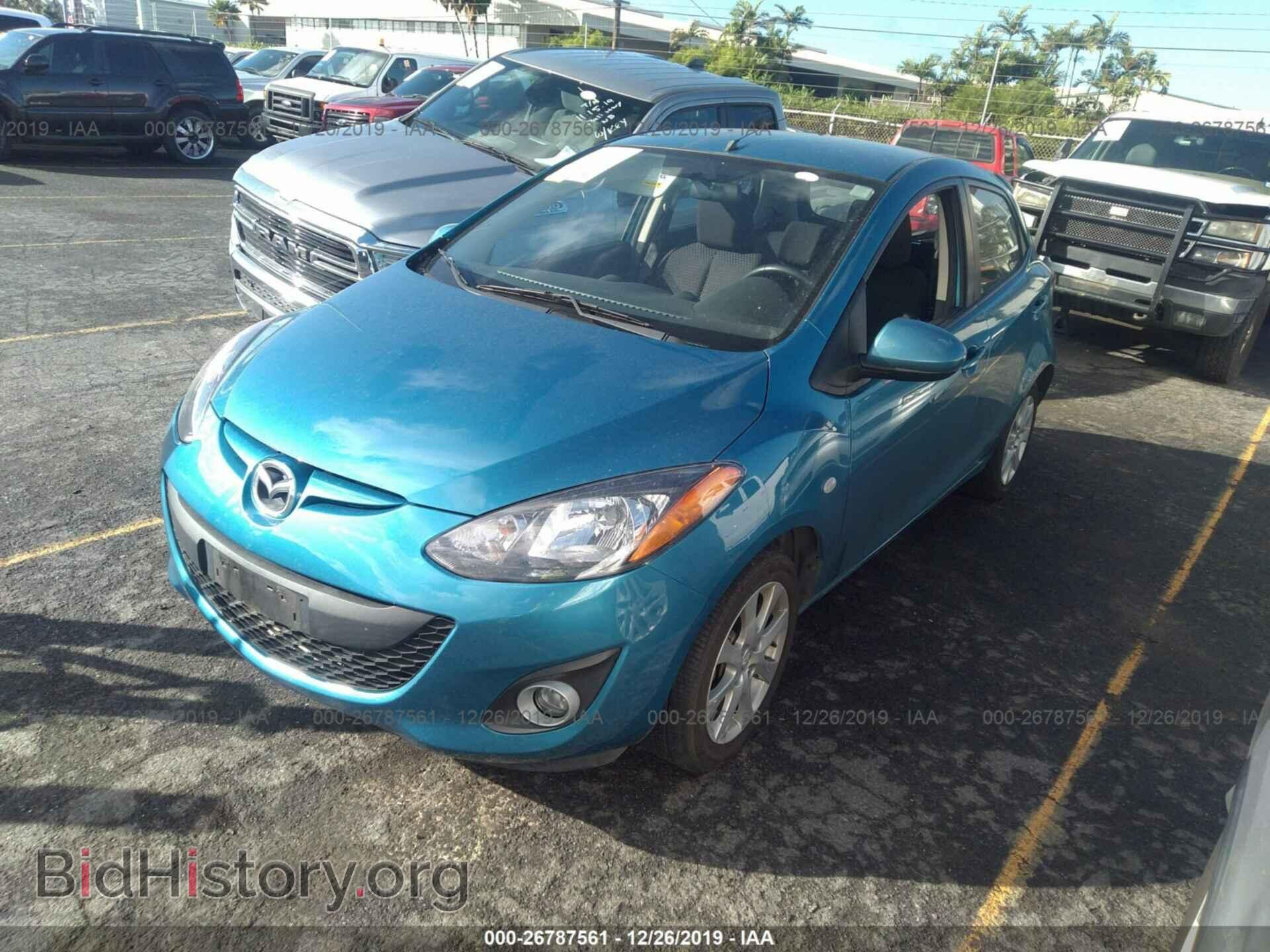 2011 MAZDA MAZDA2 - VIN: JM1DE1HY3B0128643 - Фото 2