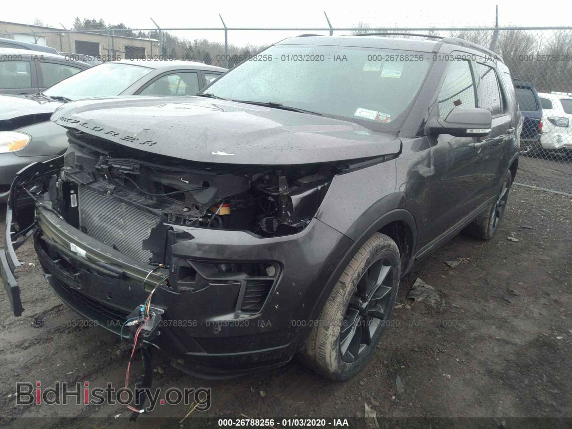 2018 FORD EXPLORER - VIN: 1FM5K8D81JGB38102 - Фото 2