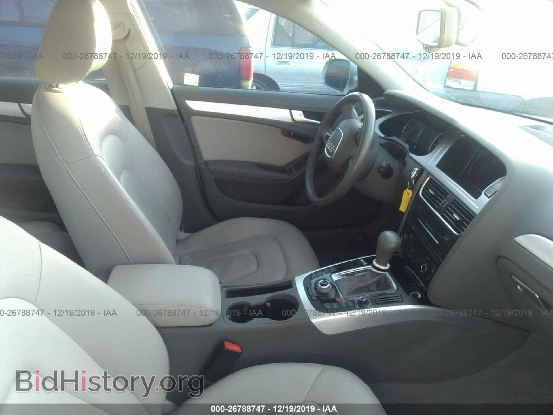 2012 AUDI A4 - VIN: WAUFFBFL7CN011717 - Photo 5
