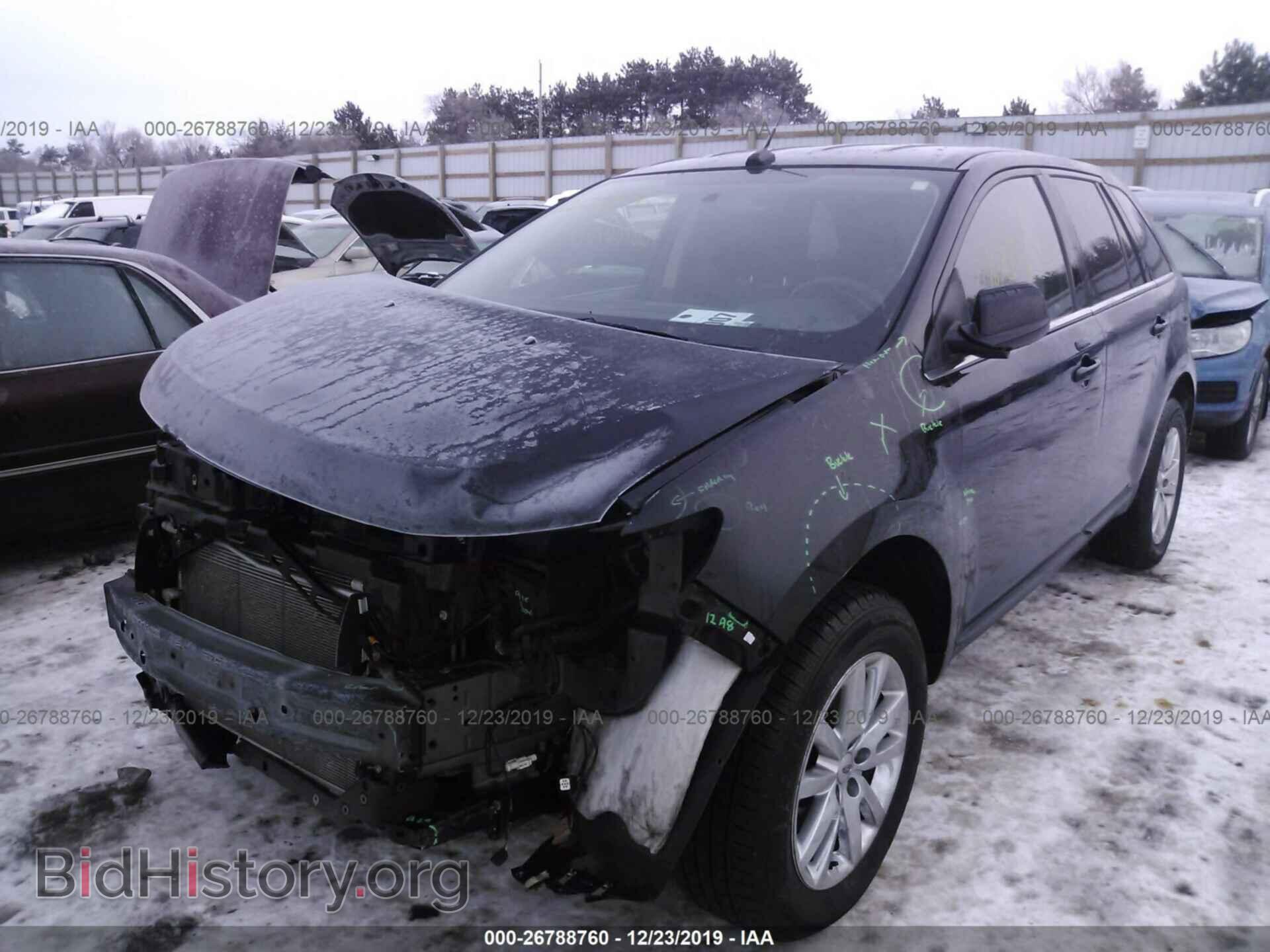 2014 FORD EDGE - VIN: 2FMDK4KC9EBA26916 - Фото 2