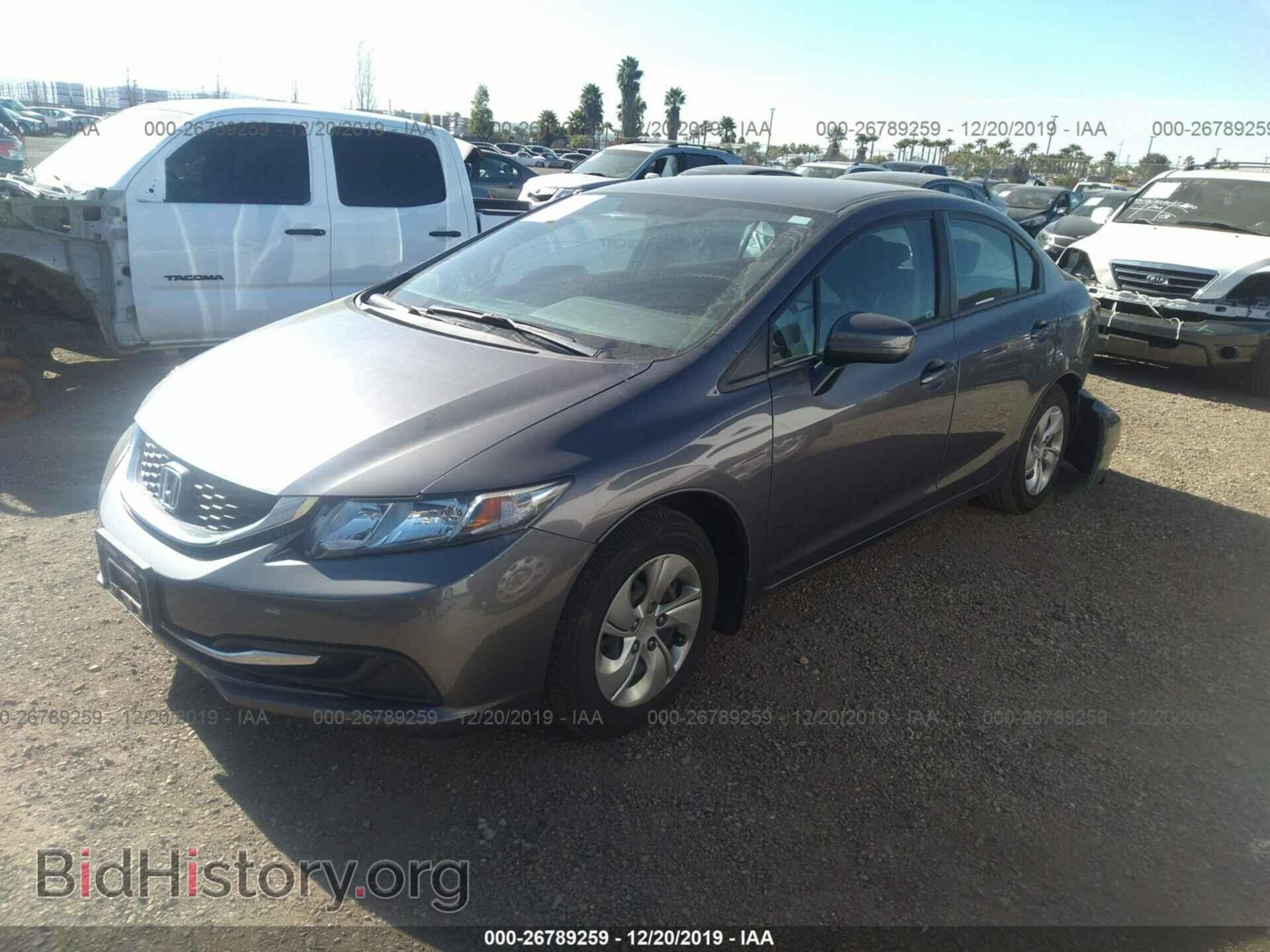 2014 HONDA CIVIC - VIN: 19XFB2F52EE251376 - Фото 2