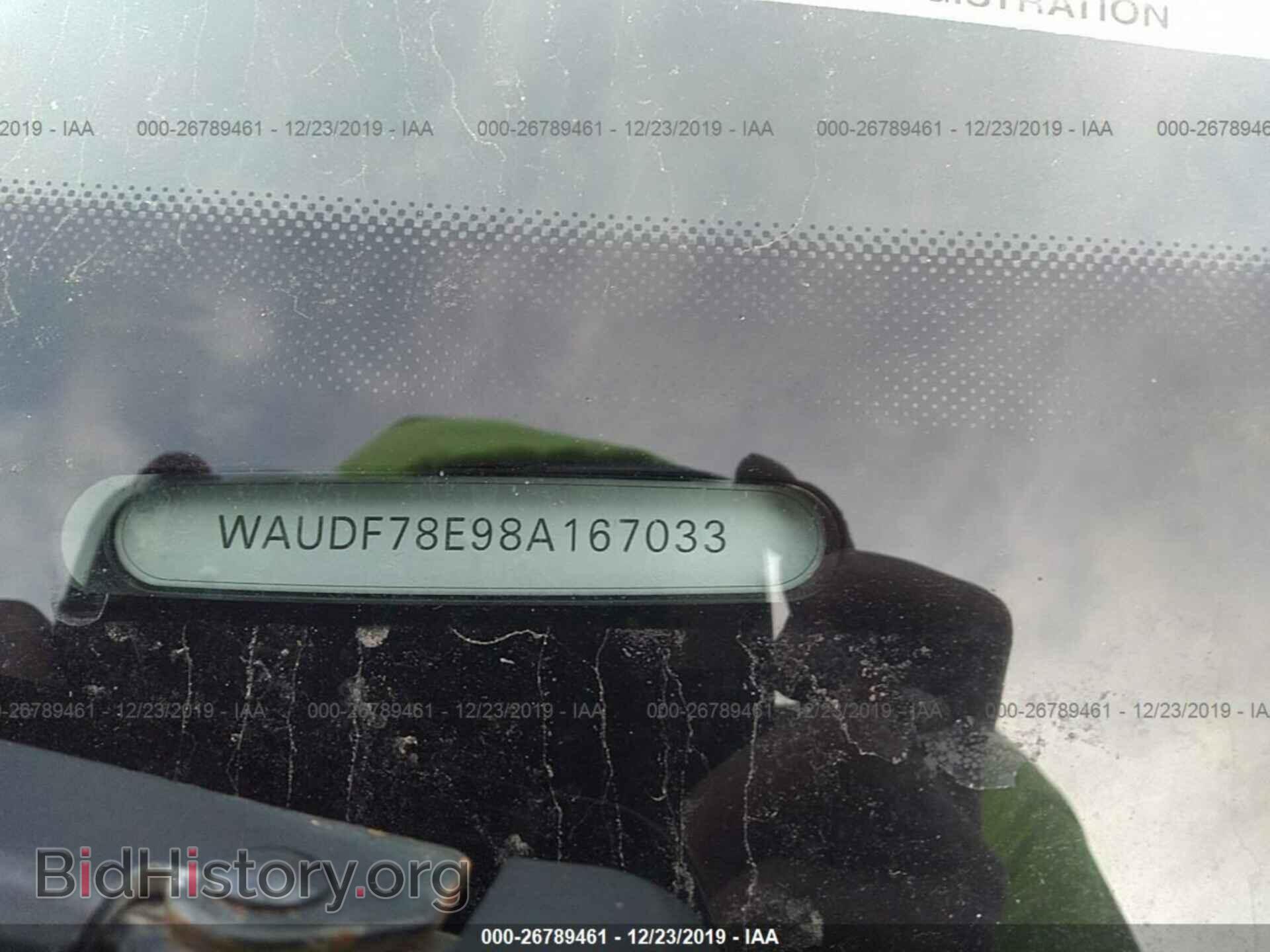 2008 AUDI A4 - VIN: WAUDF78E98A167033 - Фото 9