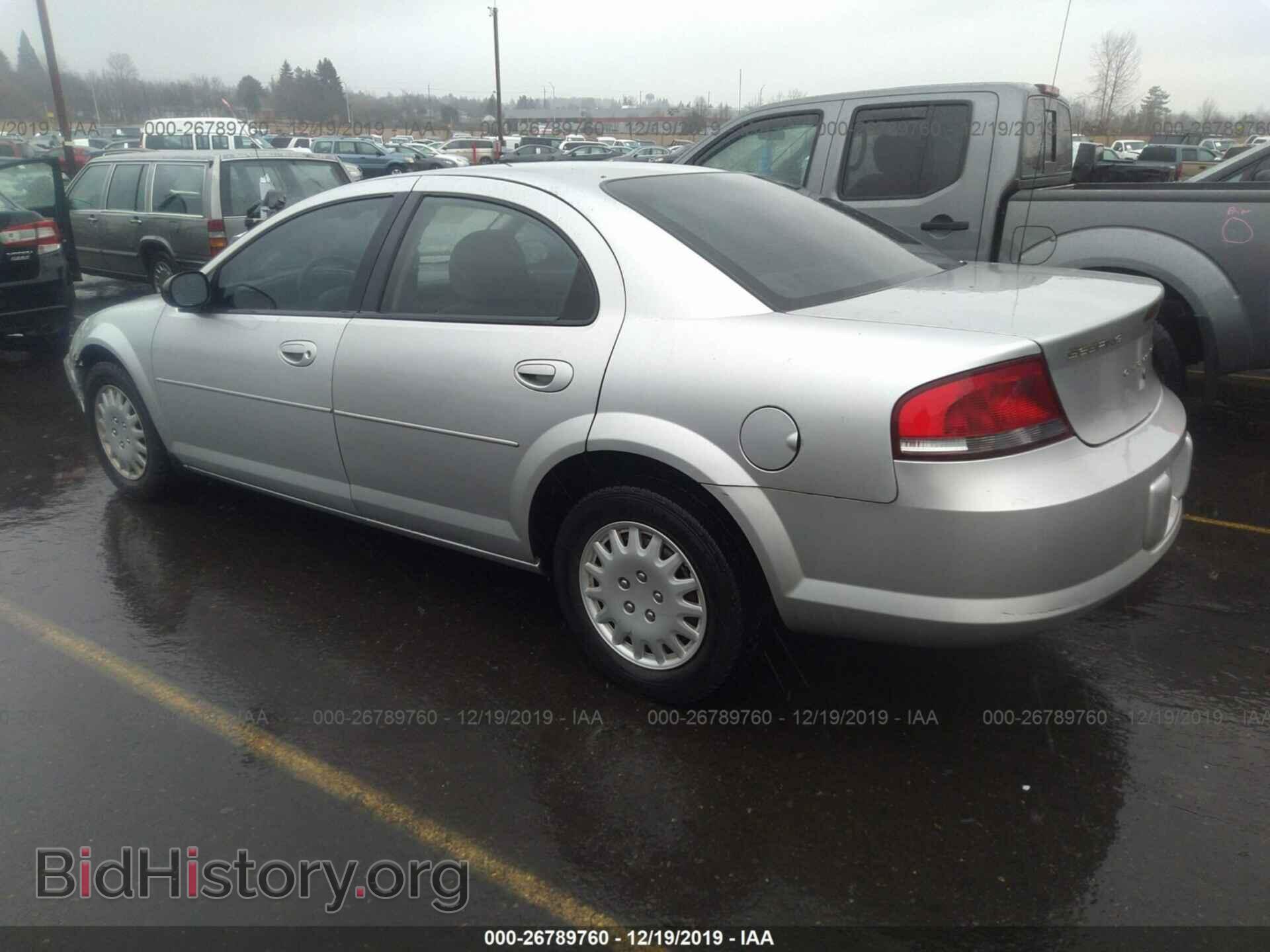 2003 CHRYSLER SEBRING - VIN: 1C3EL46X93N588078 - Фото 3