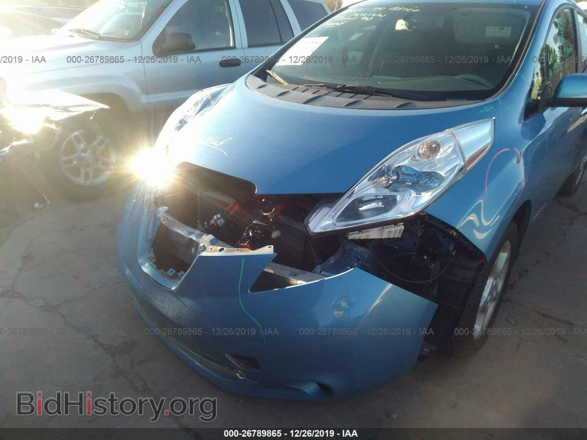 2014 NISSAN LEAF - VIN: 1N4AZ0CP4EC331419 - Фото 6