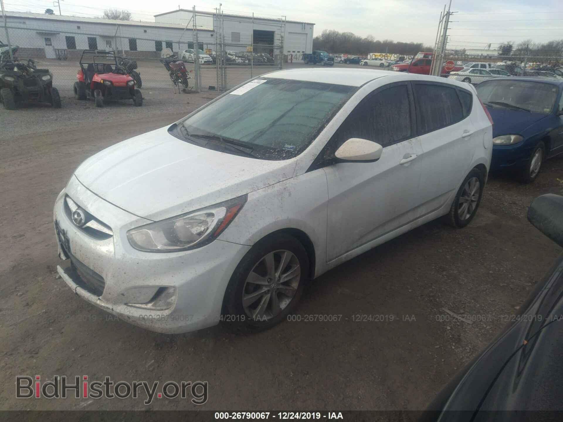2012 HYUNDAI ACCENT - VIN: KMHCU5AE2CU054613 - Фото 2