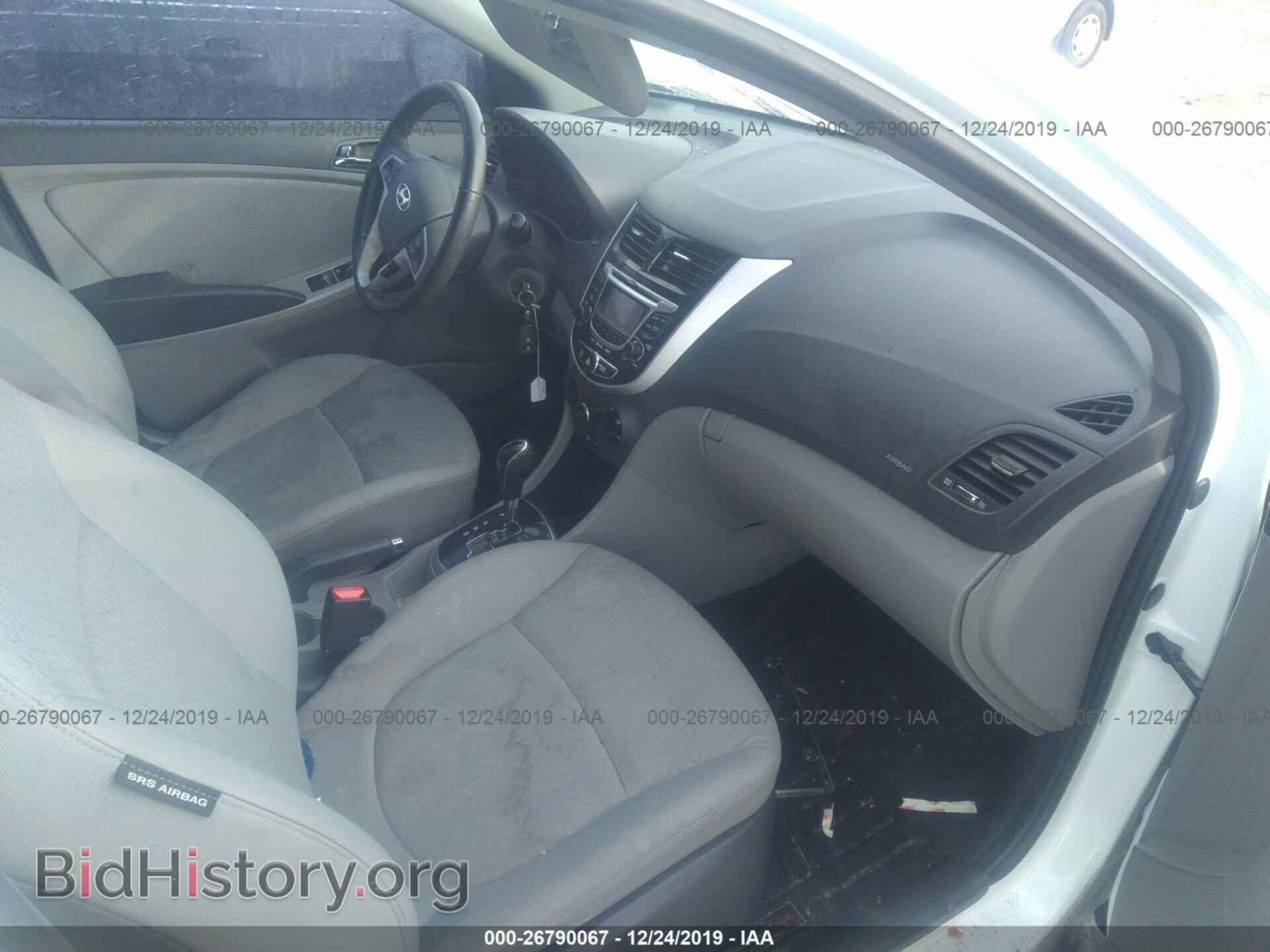 2012 HYUNDAI ACCENT - VIN: KMHCU5AE2CU054613 - Фото 5