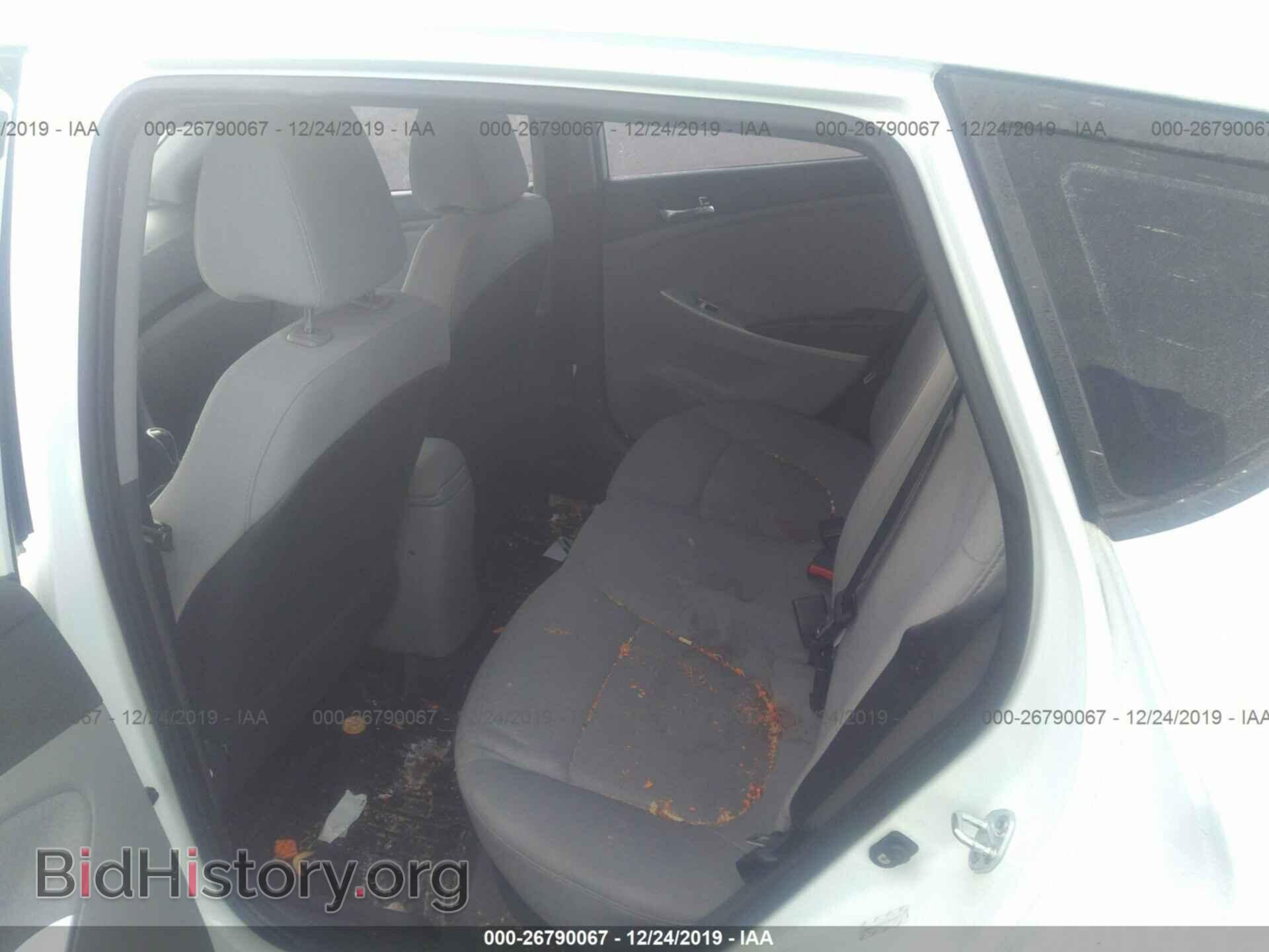2012 HYUNDAI ACCENT - VIN: KMHCU5AE2CU054613 - Фото 8