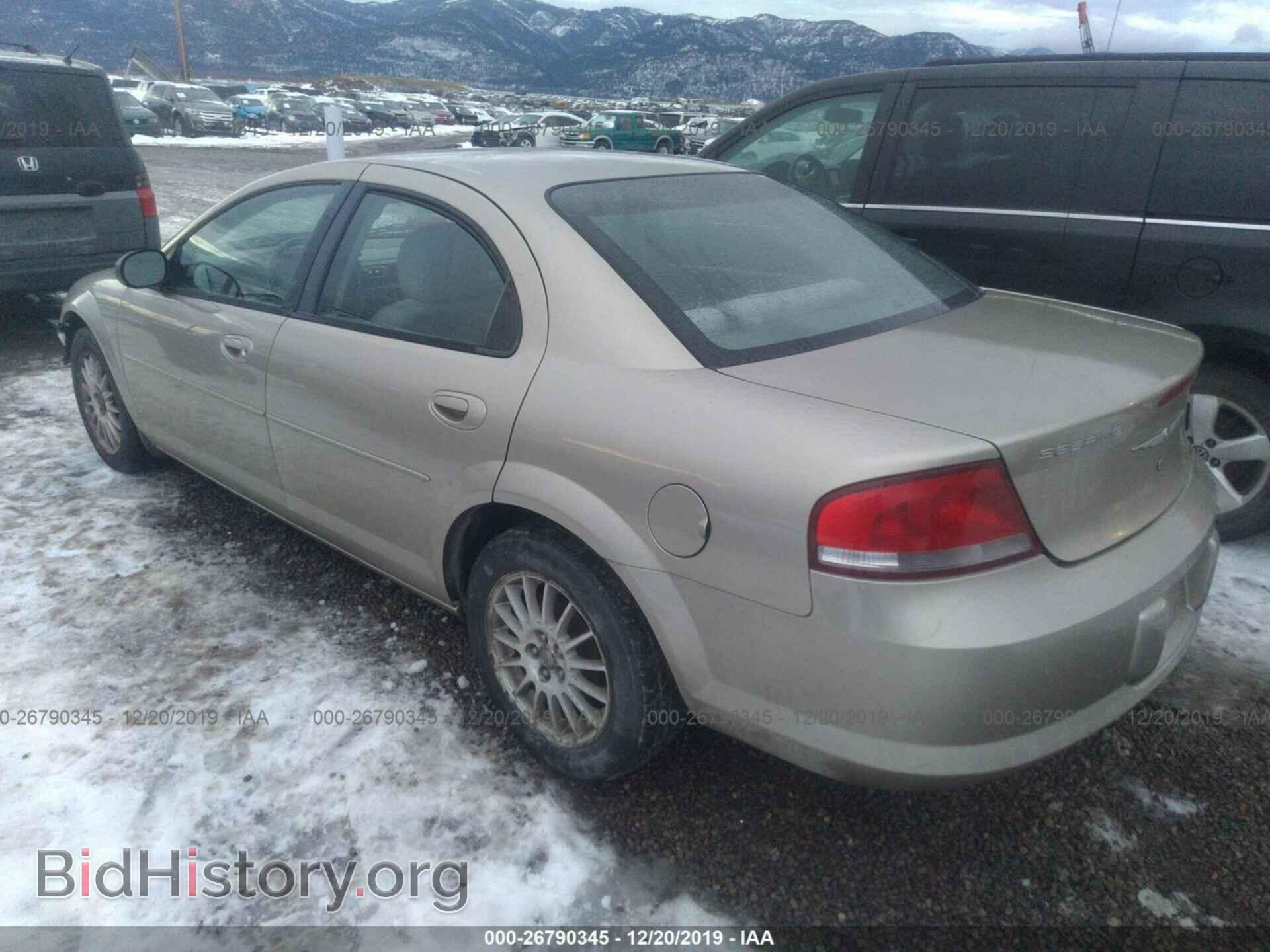 2004 CHRYSLER SEBRING - VIN: 1C3EL56RX4N252187 - Фото 3