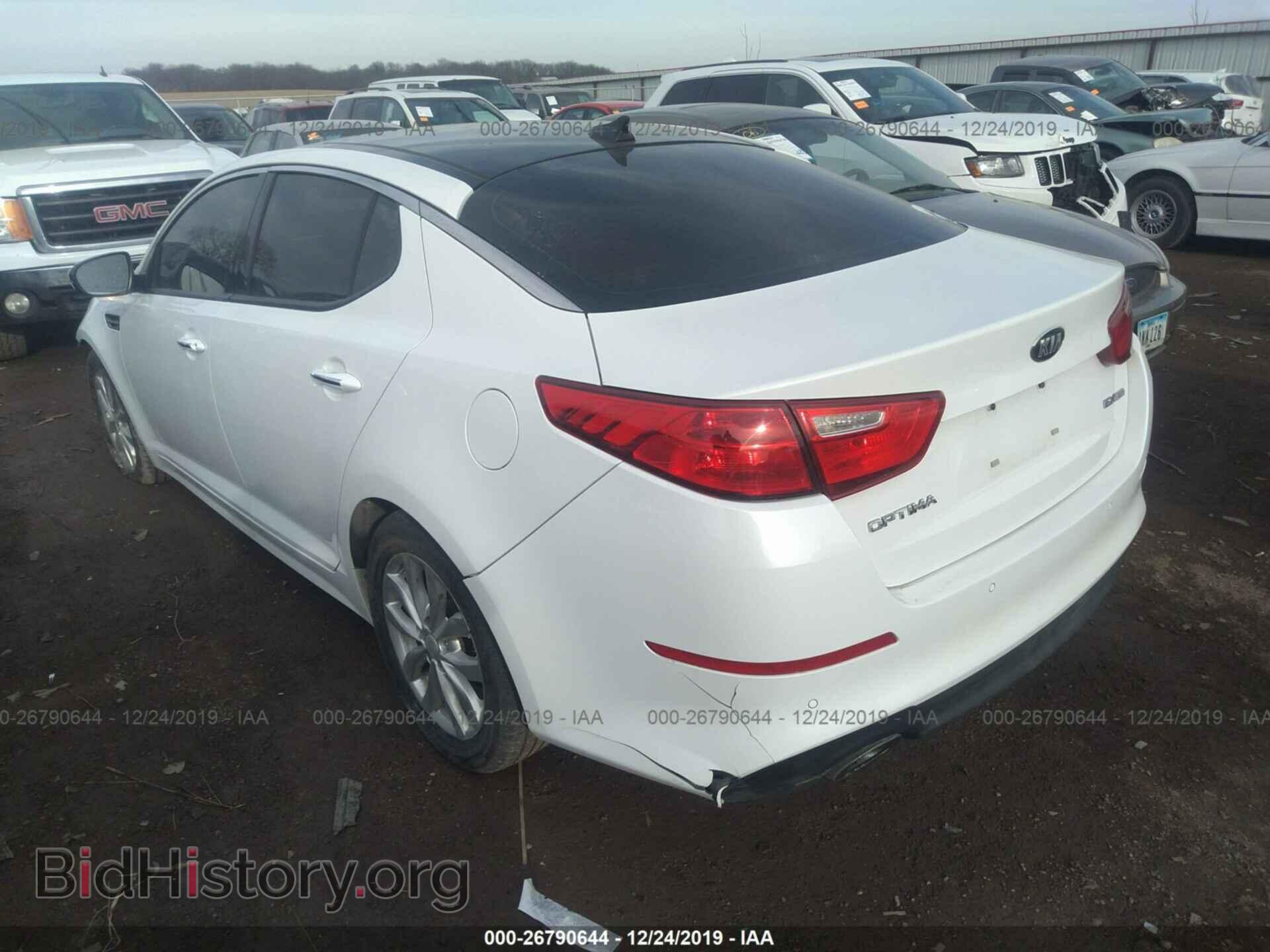 2015 KIA OPTIMA - VIN: 5XXGN4A76FG514204 - Фото 3