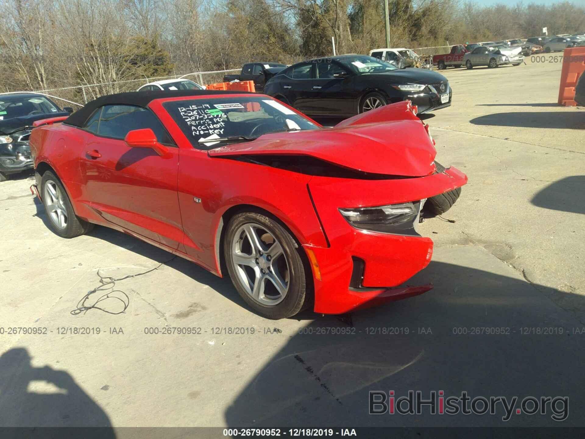 Фотография 1G1FB3DS6K0133052 - CHEVROLET CAMARO 2019