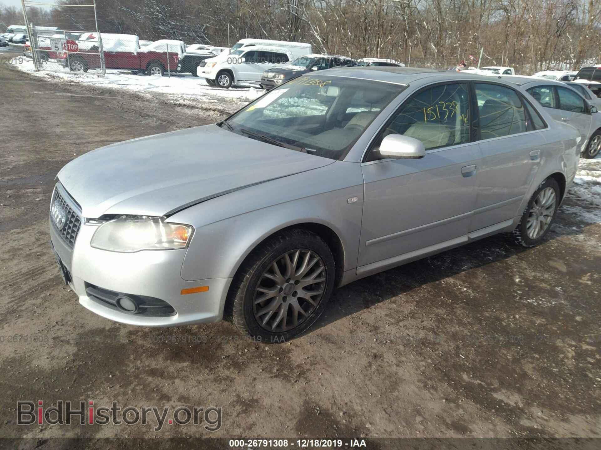 2008 Audi A4 - VIN: WAUAF78E68A148796 - Фото 2