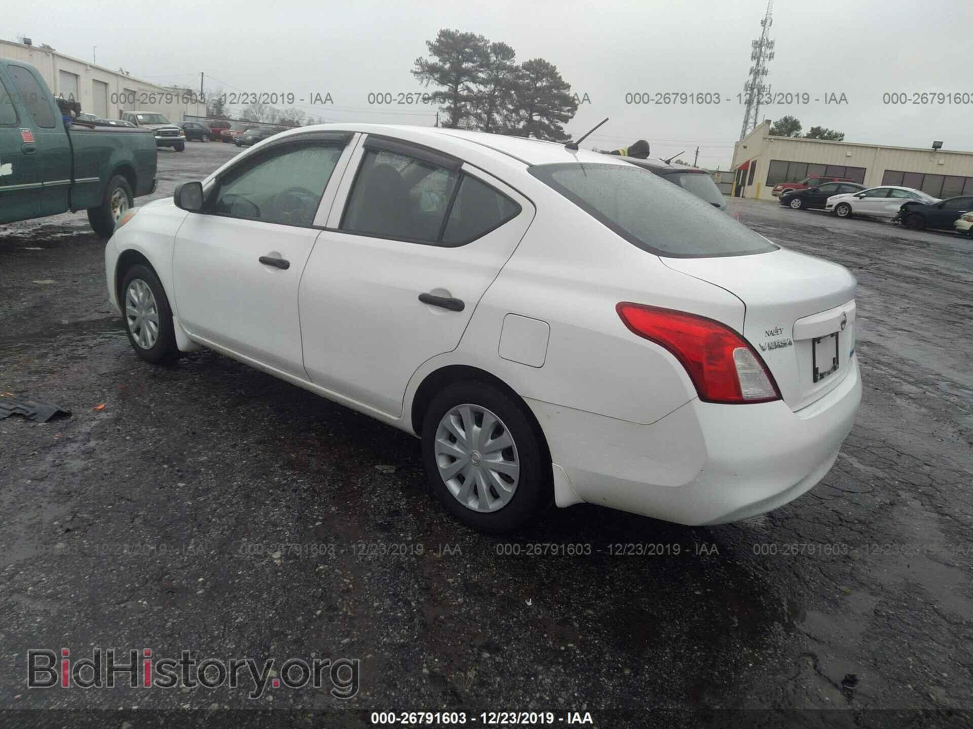 2012 Nissan Versa - VIN: 3N1CN7AP1CL854508 - Фото 3