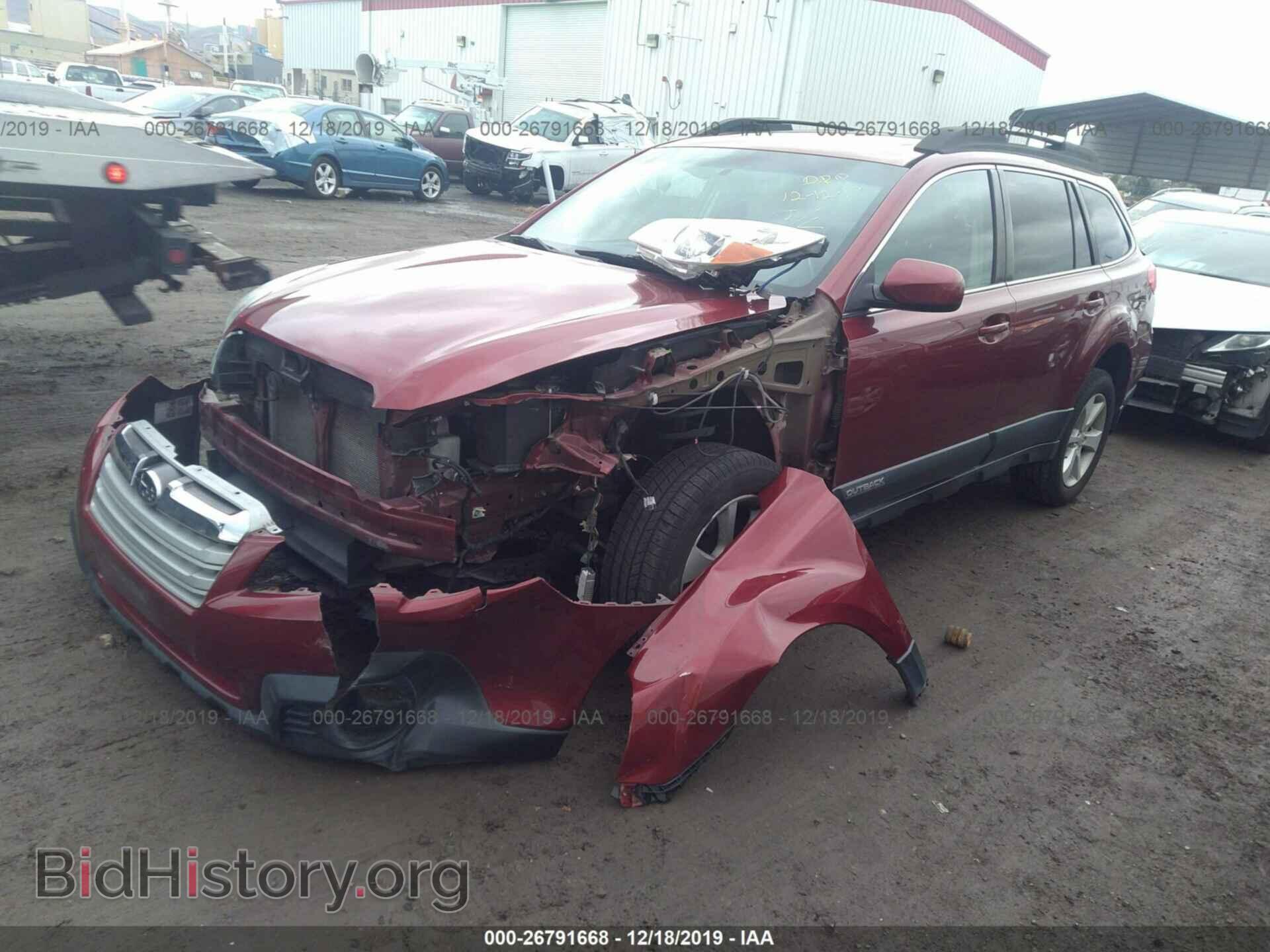 2014 Subaru Outback - VIN: 4S4BRBDC5E3314310 - Фото 2