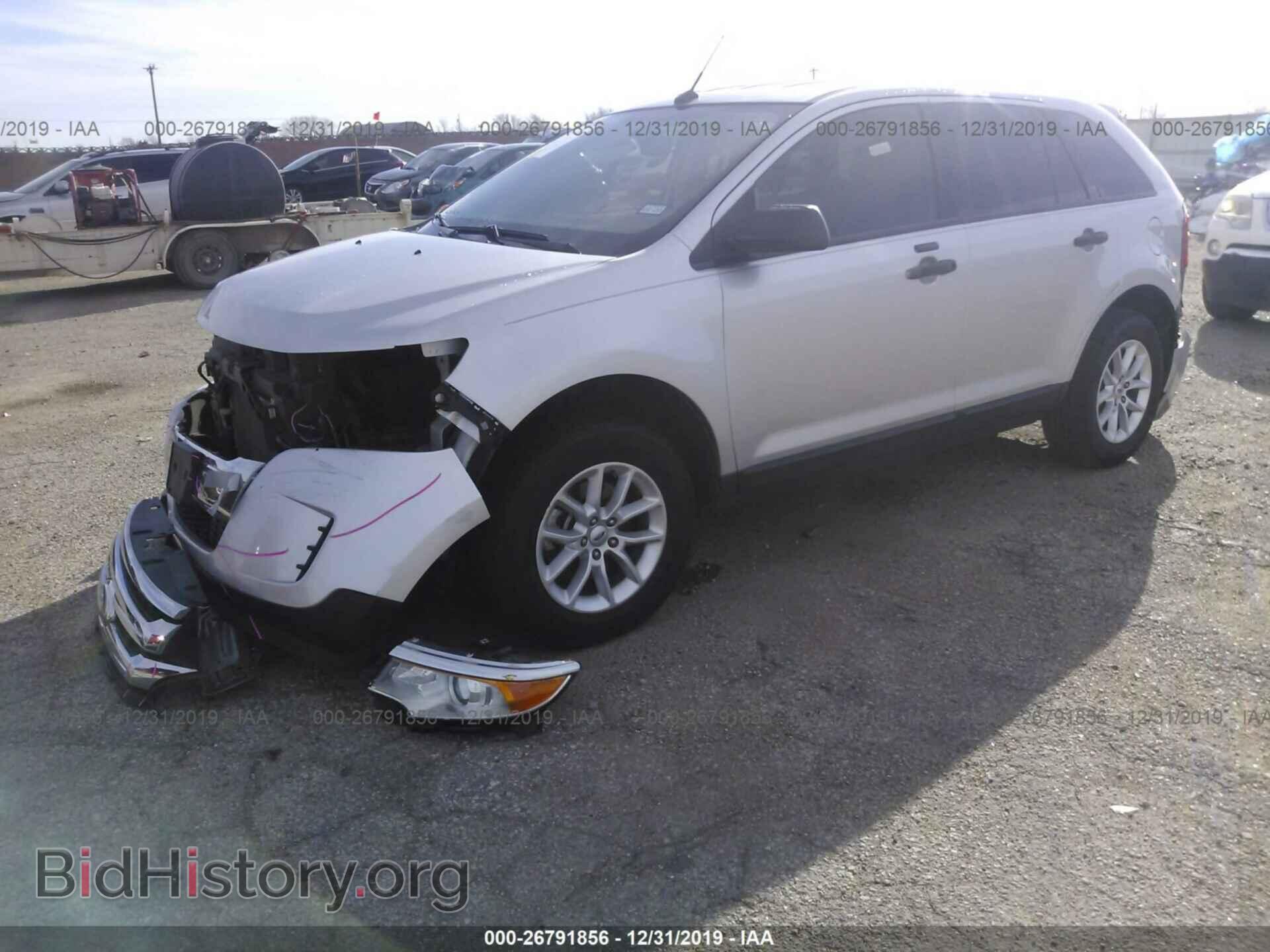 2014 FORD EDGE - VIN: 2FMDK3GC9EBB17848 - Фото 2