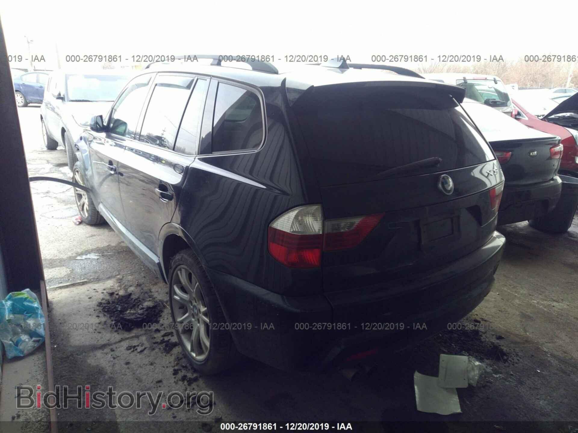 2007 BMW X3 - VIN: WBXPC93447WF11488 - Фото 3