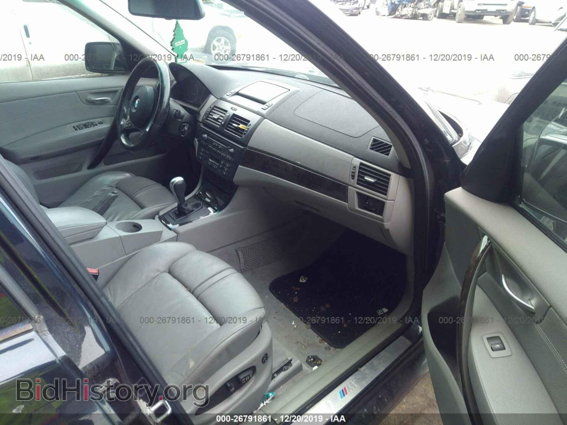 2007 BMW X3 - VIN: WBXPC93447WF11488 - Фото 5