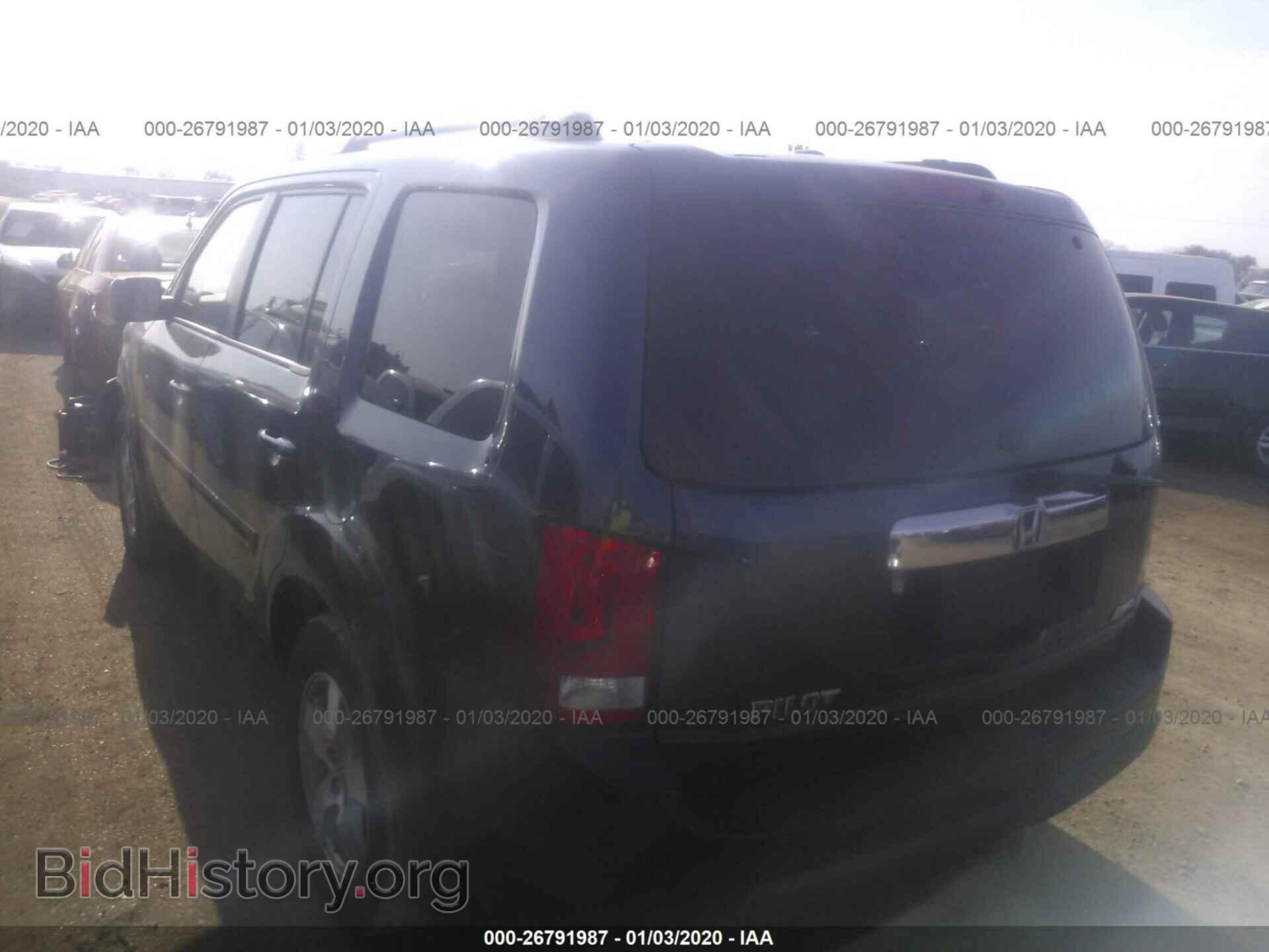 2010 HONDA PILOT - VIN: 5FNYF4H49AB003398 - Фото 3