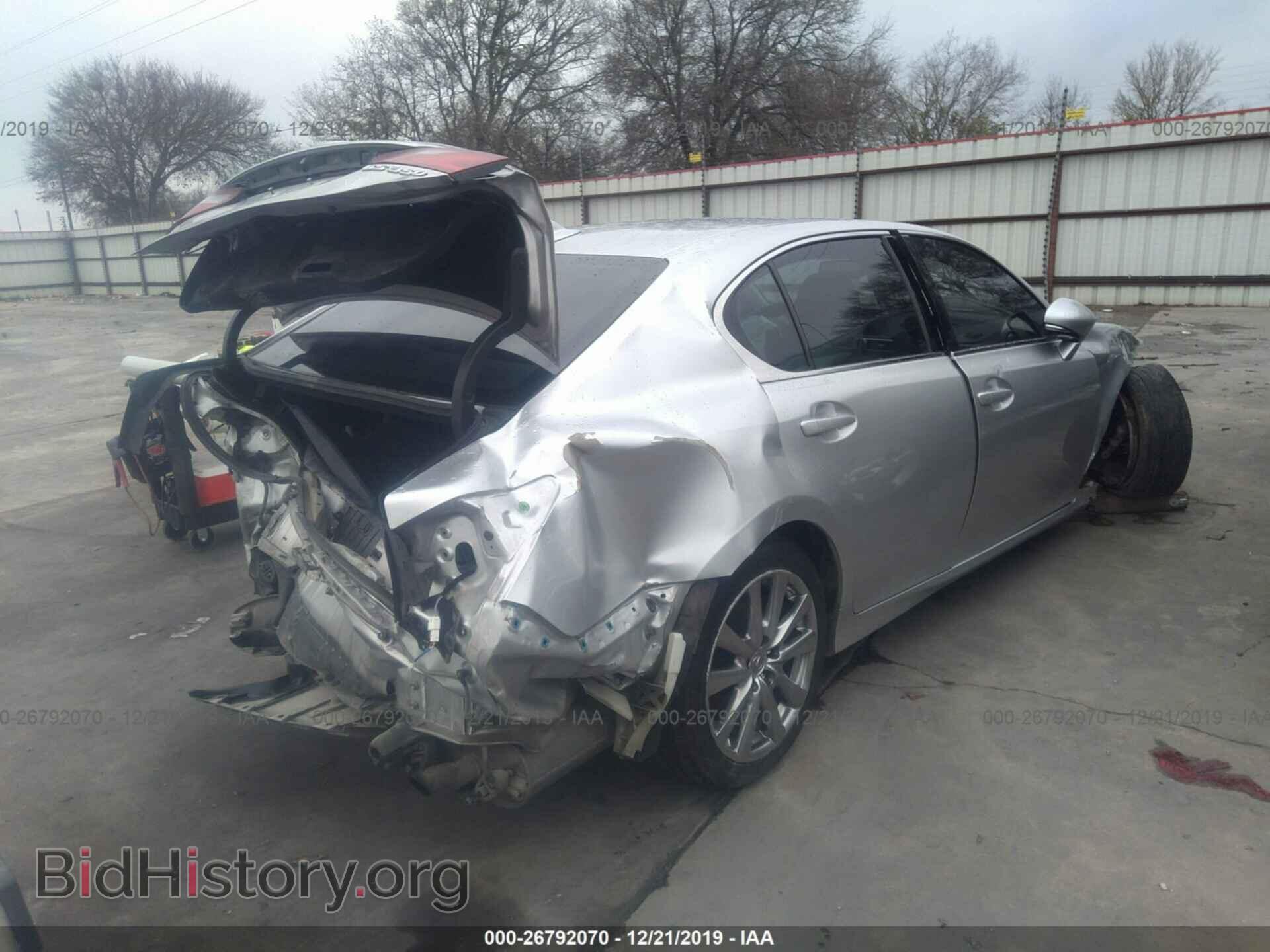 2013 LEXUS GS - VIN: JTHBE1BL2D5003660 - Фото 4