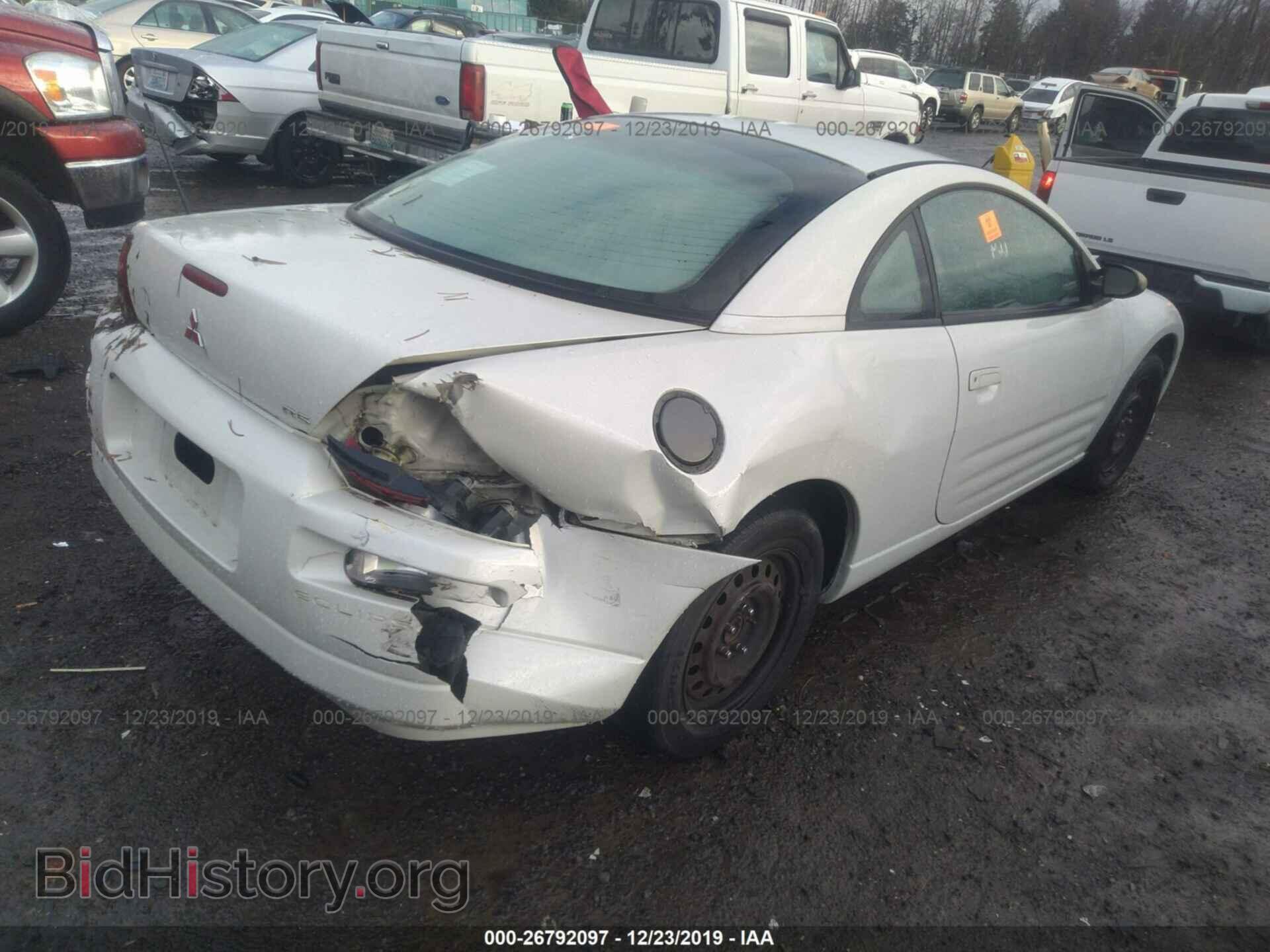 2001 Mitsubishi Eclipse - VIN: 4A3AC34G41E210073 - Фото 4