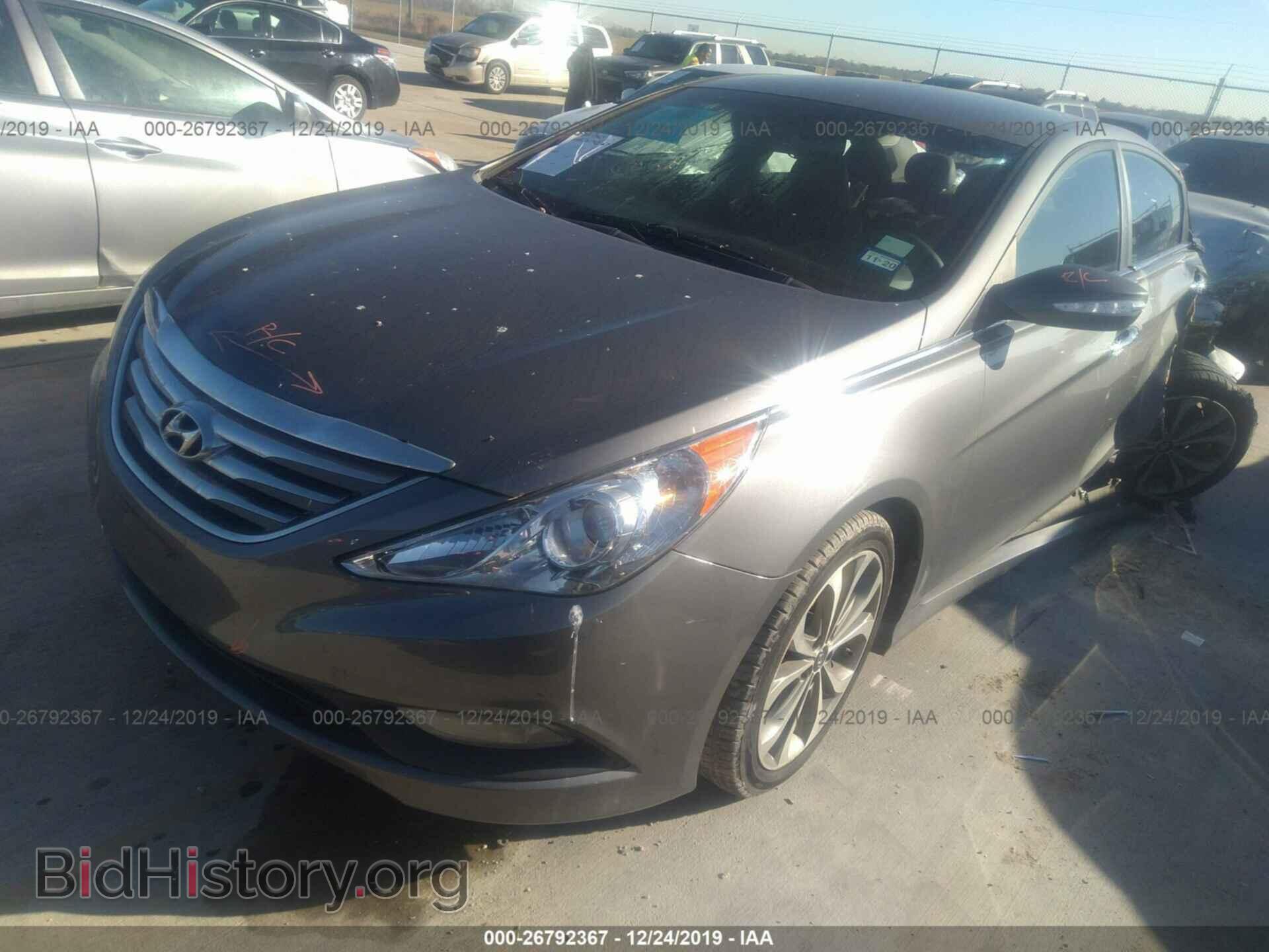 2014 HYUNDAI SONATA - VIN: 5NPEC4AC8EH825713 - Photo 2