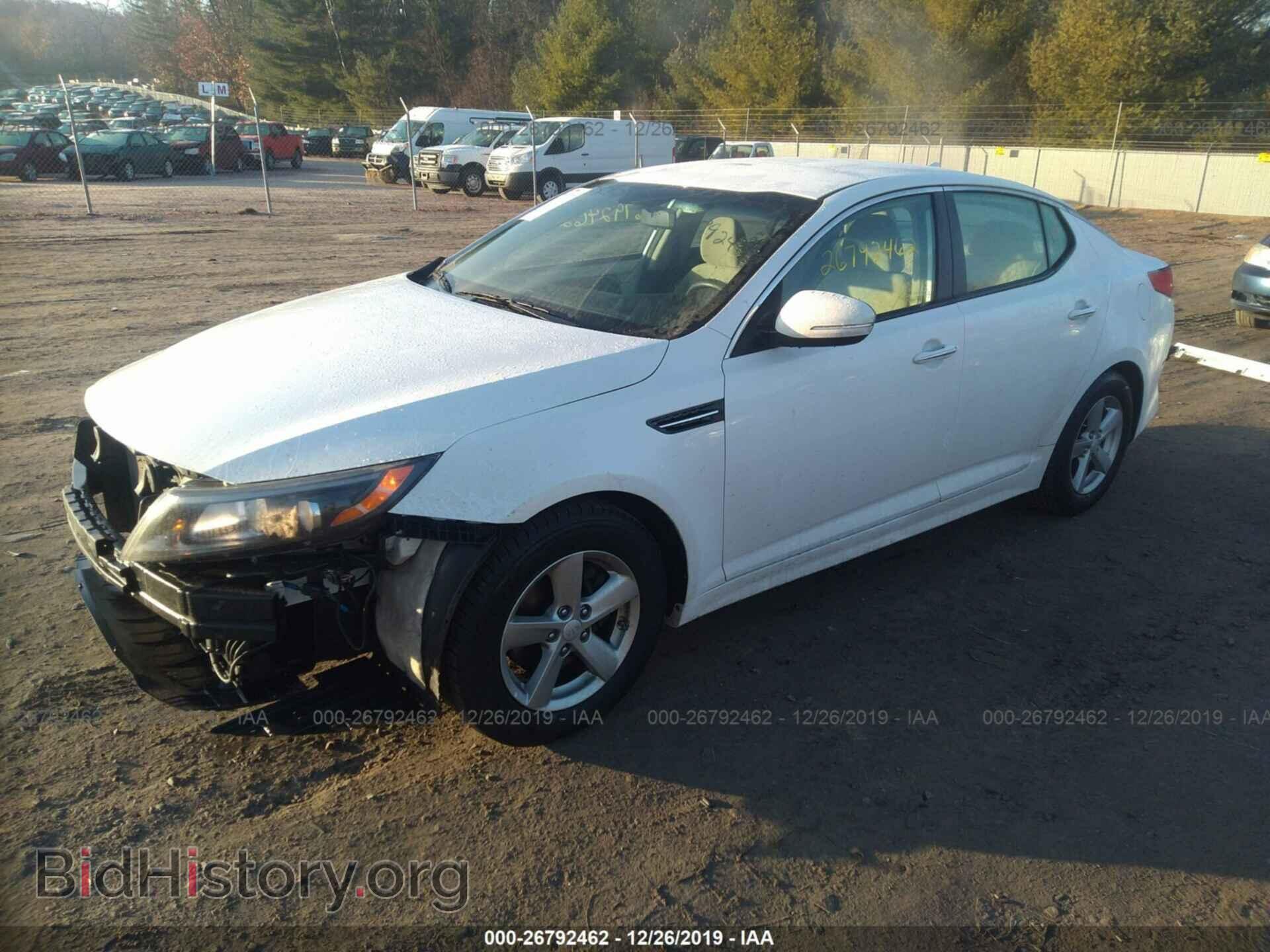 2015 KIA OPTIMA - VIN: 5XXGM4A77FG378488 - Фото 2