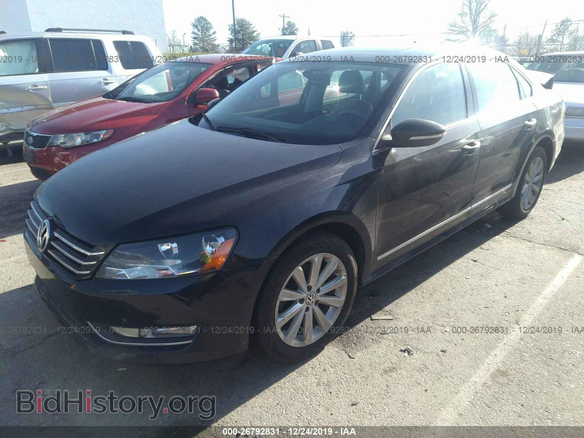 2012 VOLKSWAGEN PASSAT - VIN: 1VWCP7A39CC087956 - Фото 2