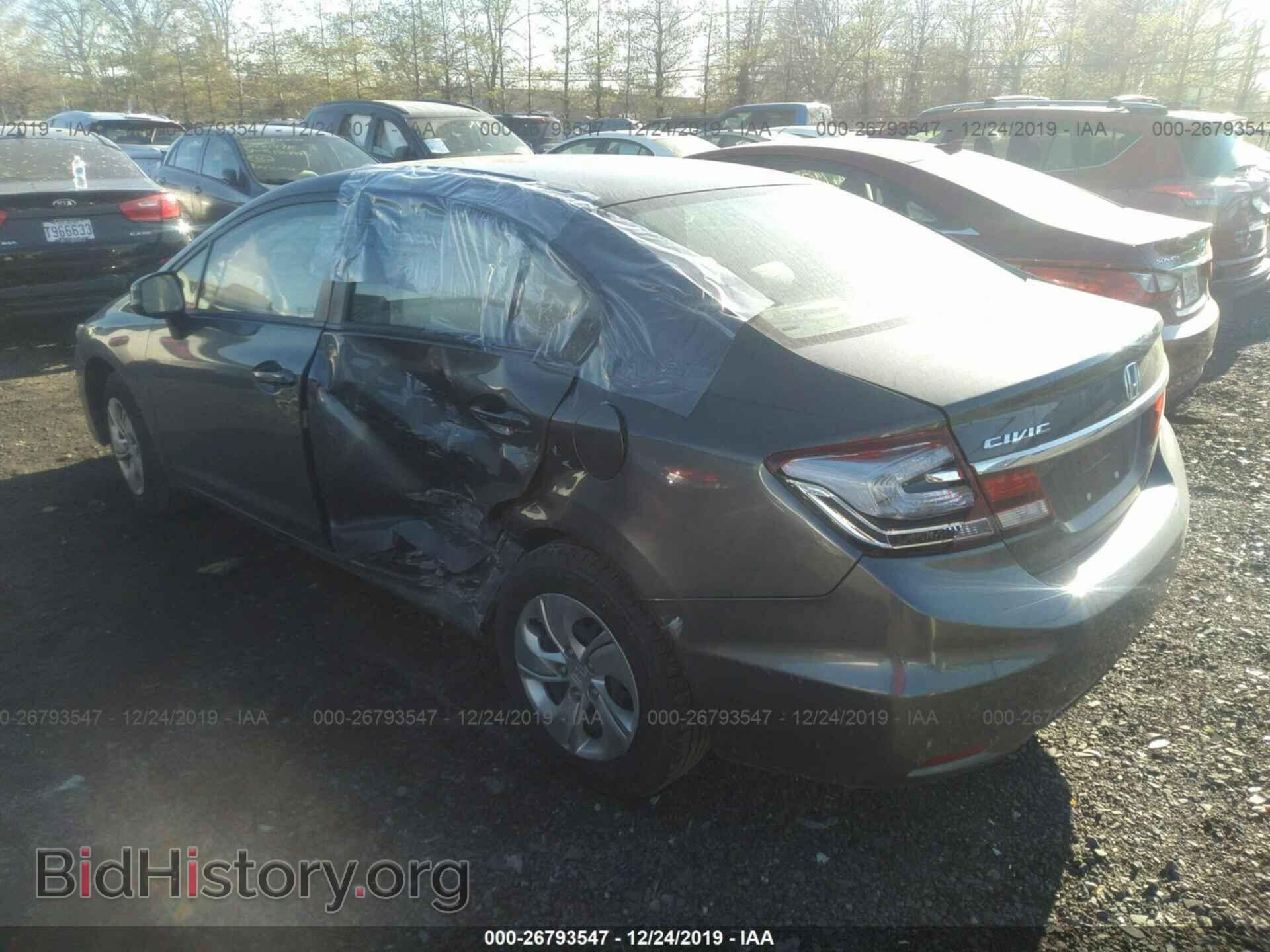 2013 HONDA CIVIC - VIN: 2HGFB2F55DH576219 - Фото 3