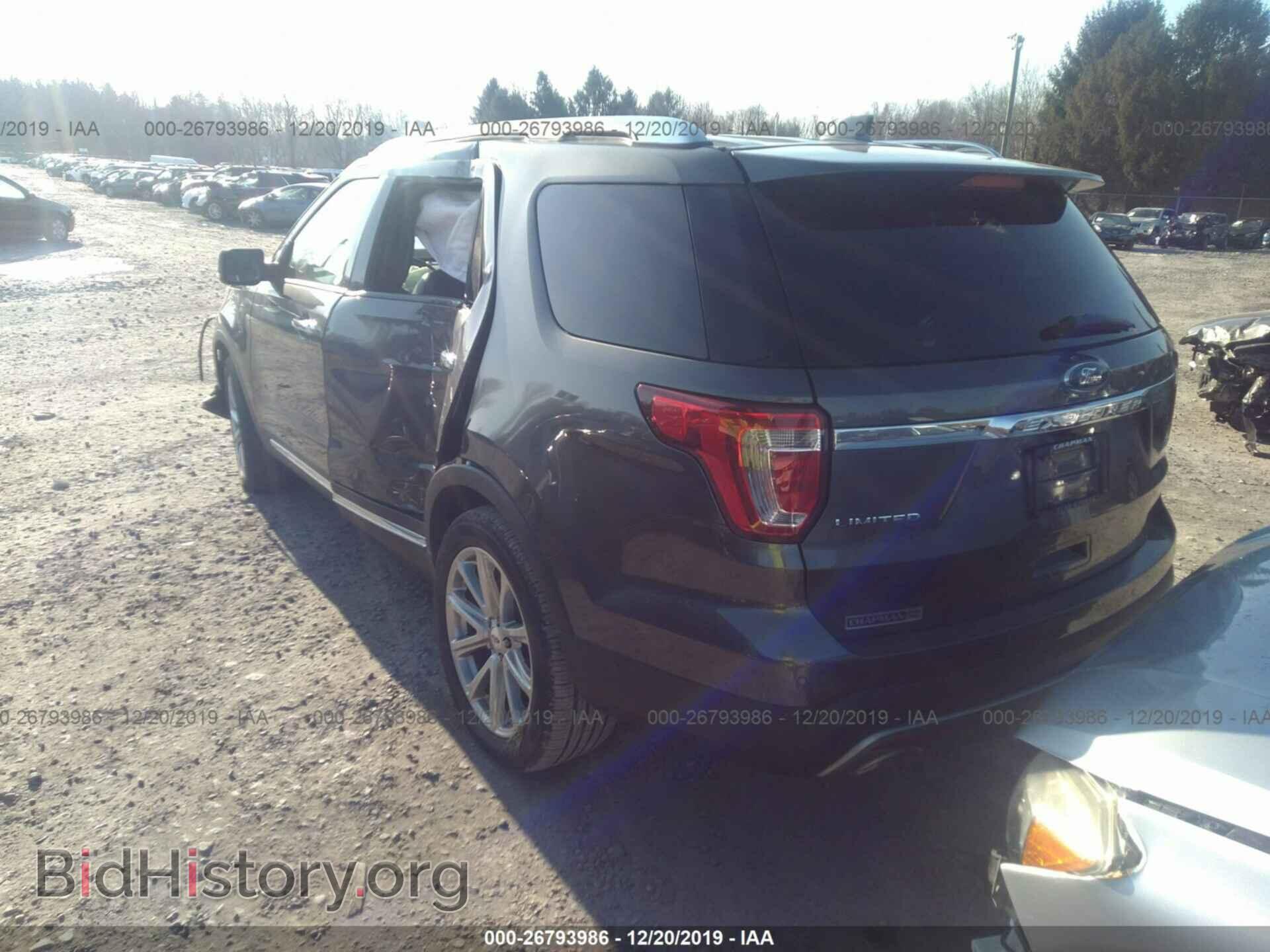 2017 FORD EXPLORER - VIN: 1FM5K8F8XHGE26739 - Фото 3