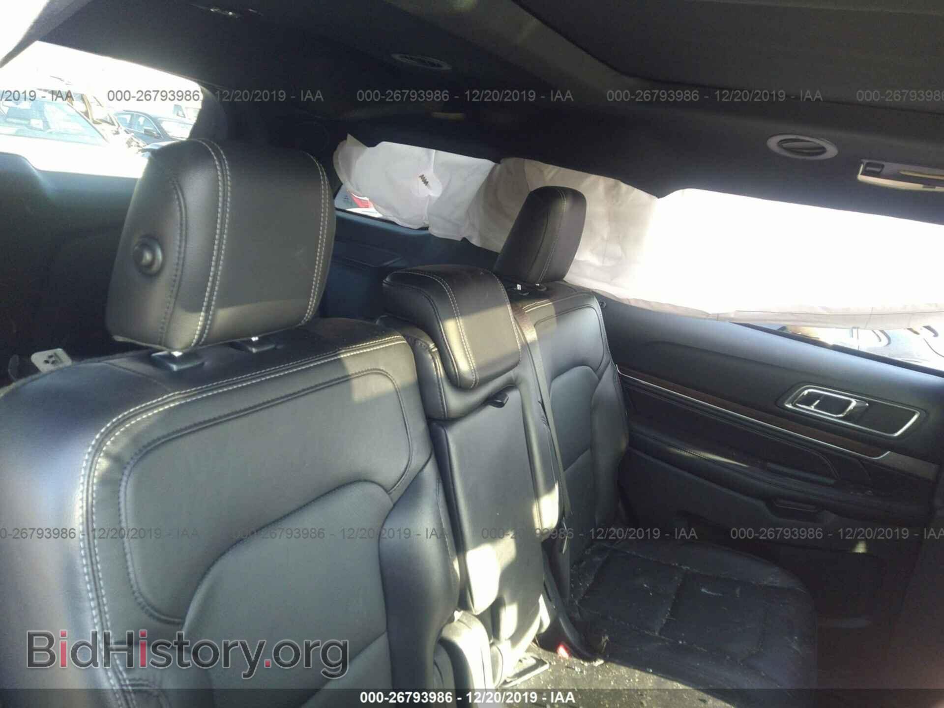 2017 FORD EXPLORER - VIN: 1FM5K8F8XHGE26739 - Фото 8