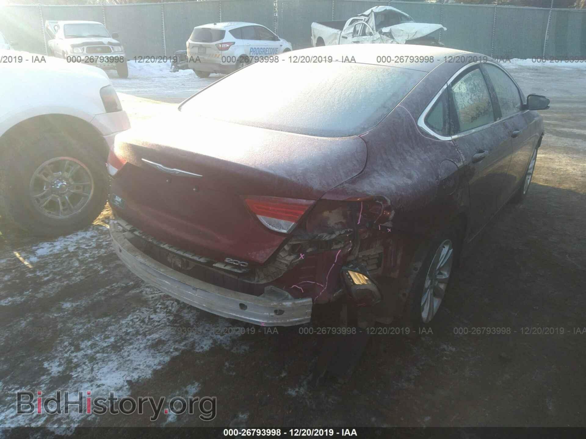 2015 CHRYSLER 200 - VIN: 1C3CCCAB8FN589790 - Photo 4